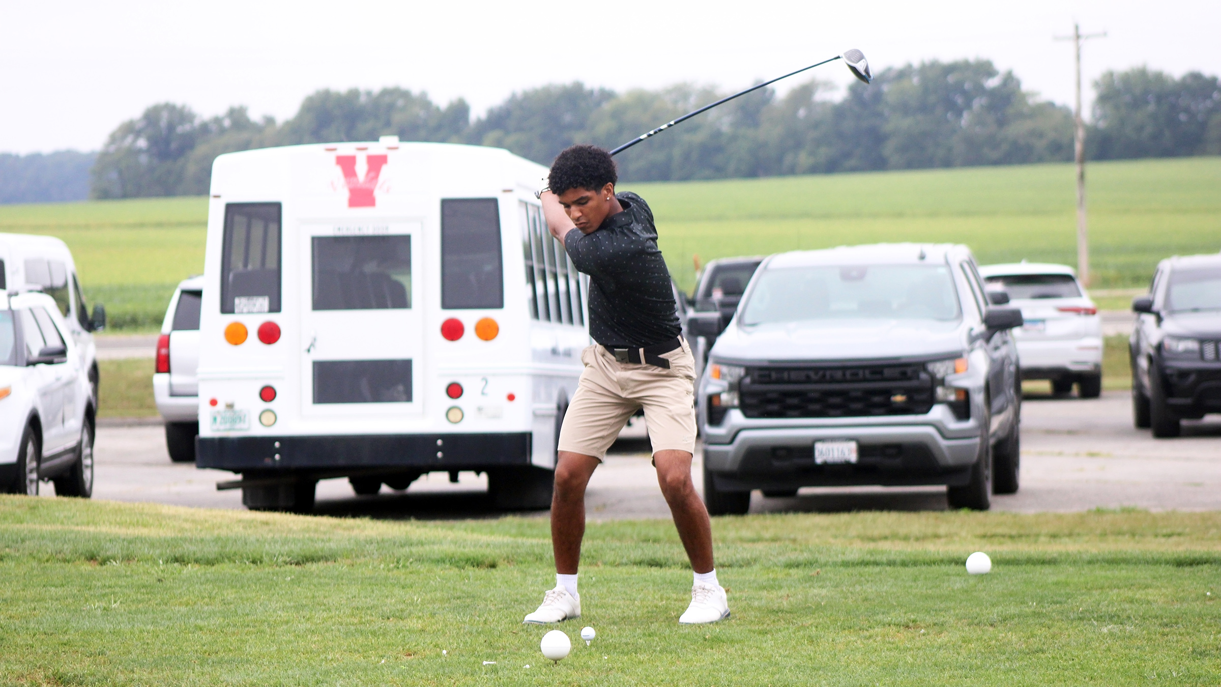 Vandalia Boys Golf Wraps Up Regular Season Falling by One Stroke in Tight Match at Hillsboro