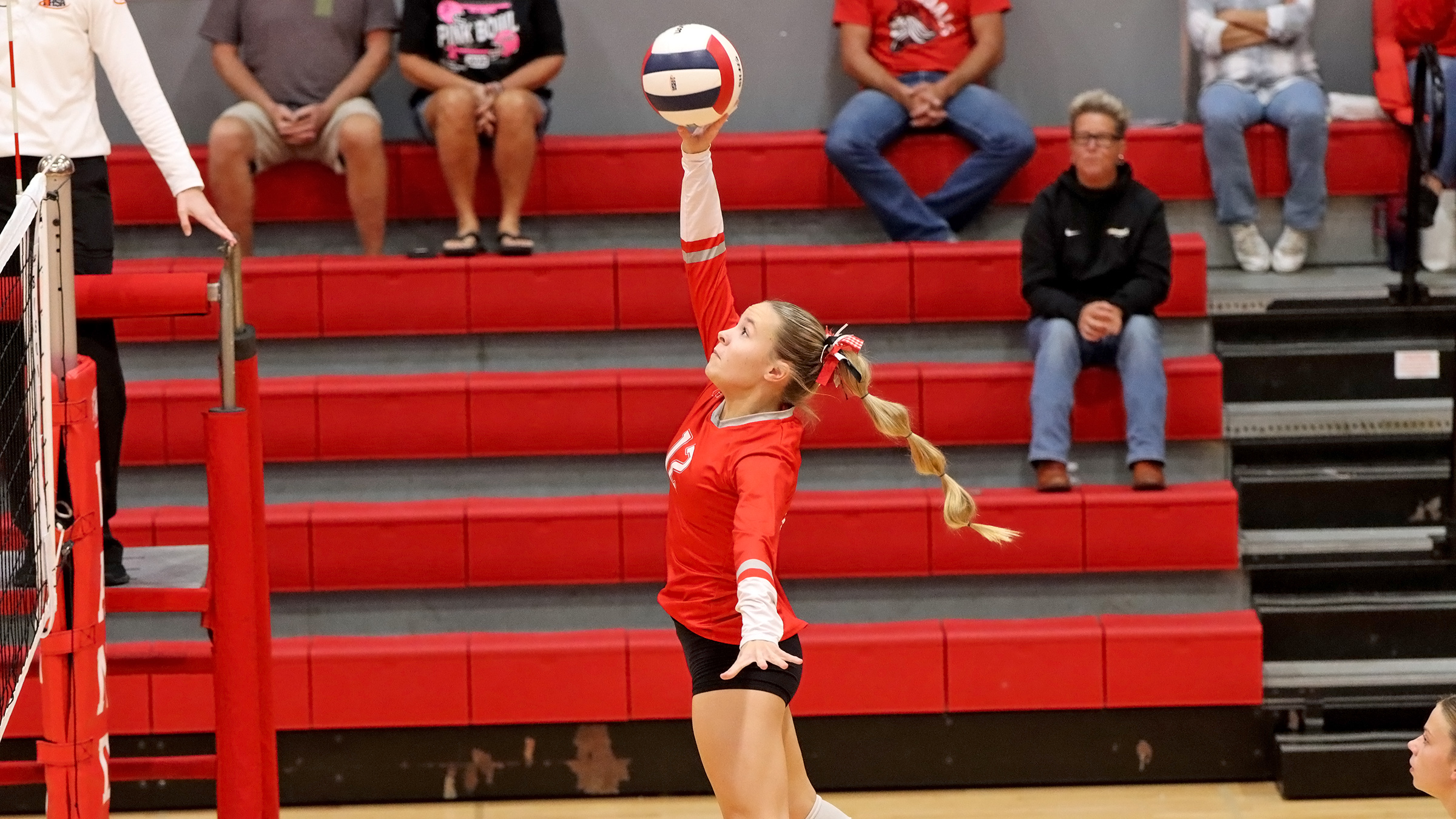 Lady Vandals Suffer Three Set Loss to Carlinville in SCC Action