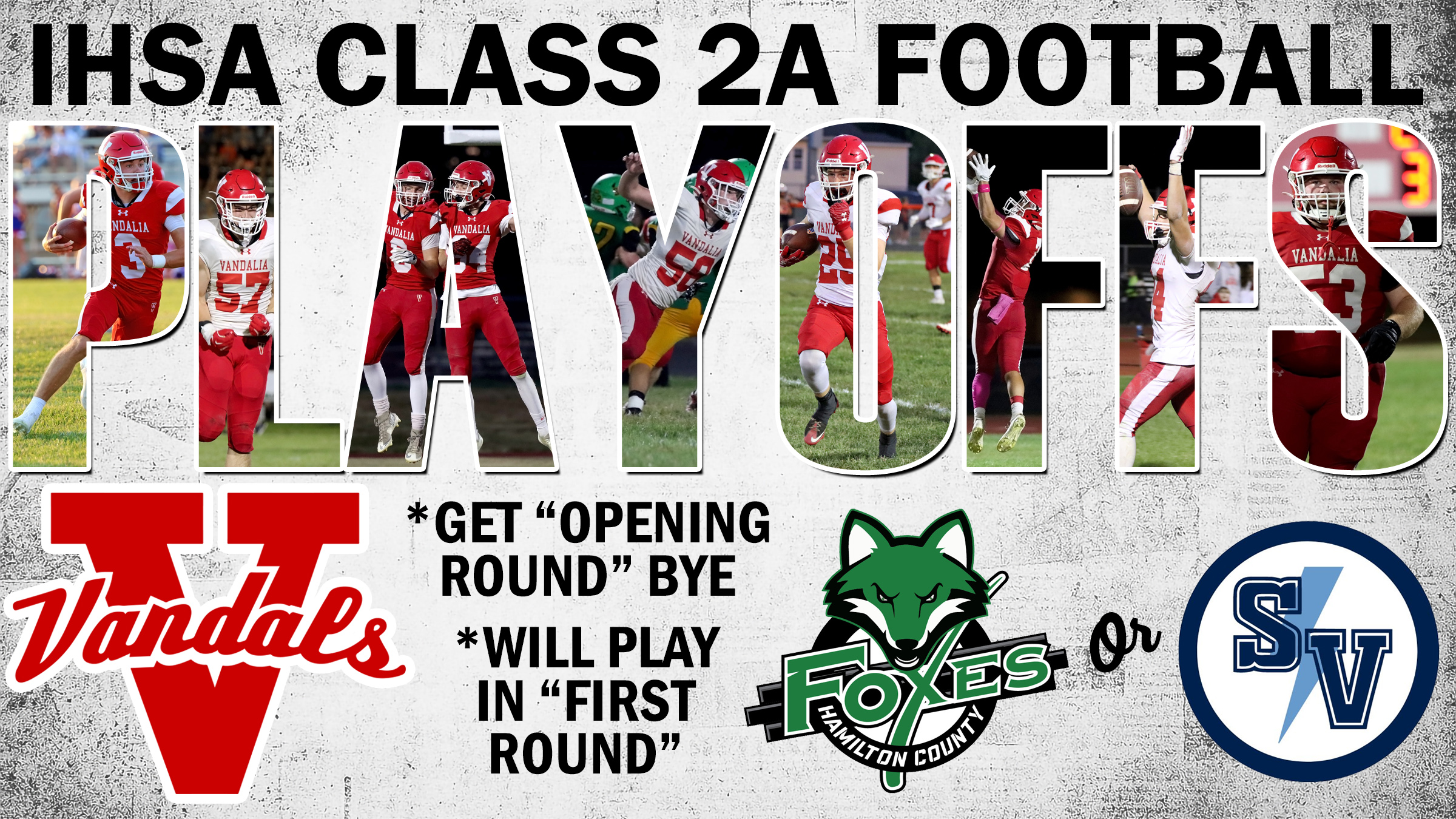 Vandals Football with Bye for Round 1 of the Playoffs, waiting to find out 2nd Round Opponent