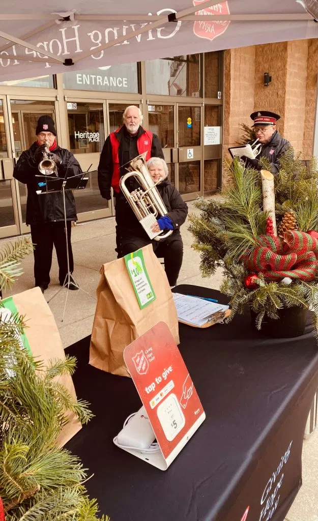 Salvation Army Band at Food Basics