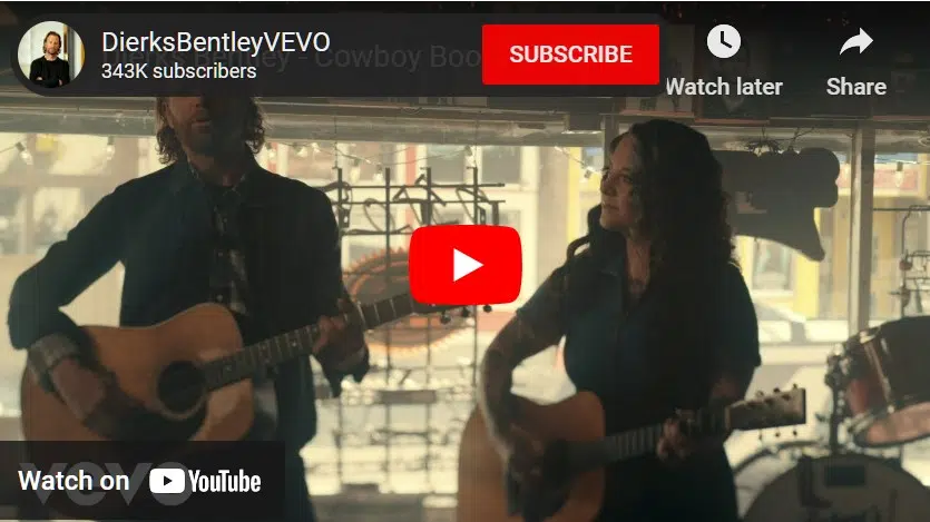 WATCH: Dierks Bentley & Ashley McBryde “Cowboy Boots” | 97 Seven ...