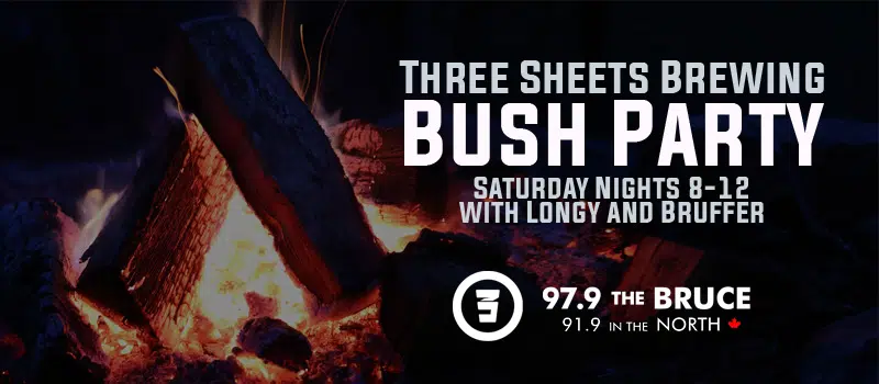 Three Sheets Brewing Bush Party with Longy and Bruffer