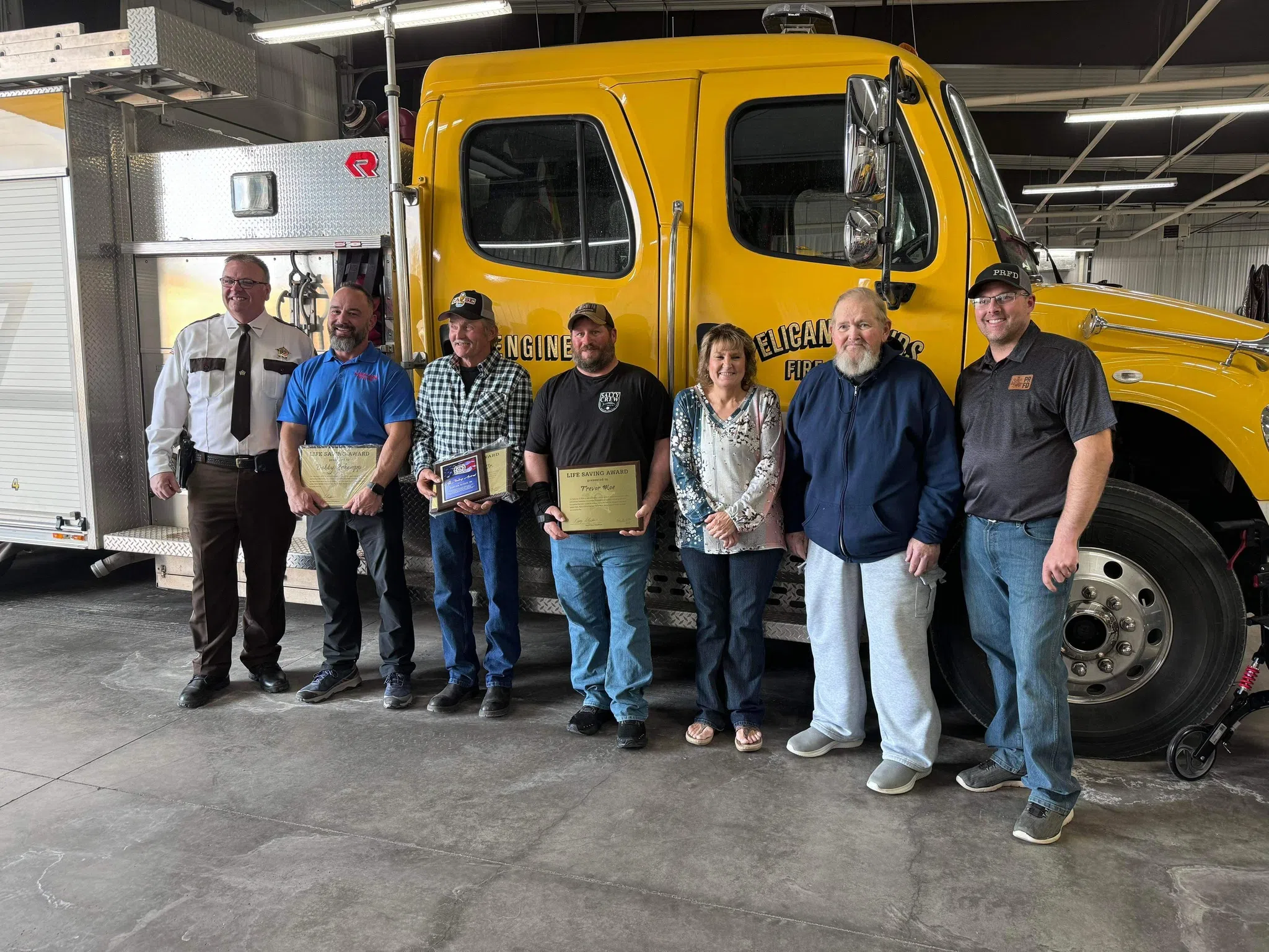 Life Saving Awards Presented by Sheriff Barry Fitzgibbons and Pelican