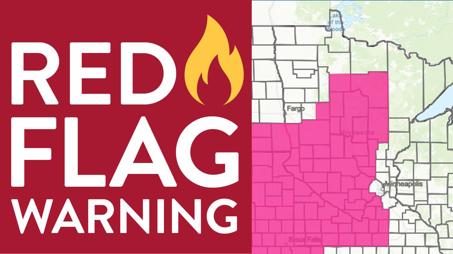 Red Flag Warning and Fire Weather Watch Issued | Fergus Now