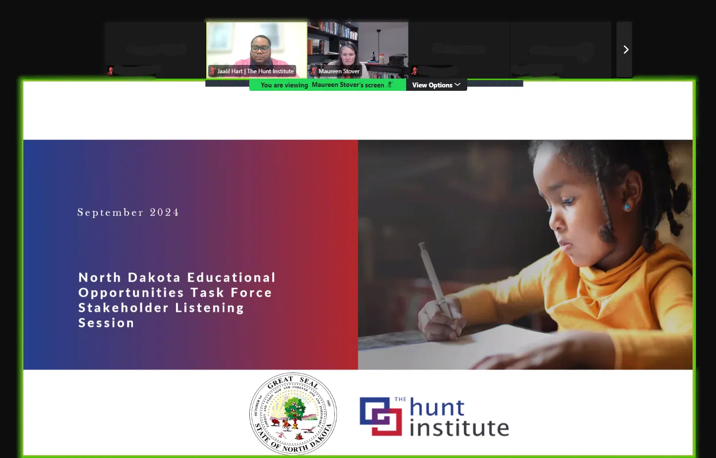 North Dakota School Choice Task Force Holds First Listening Session