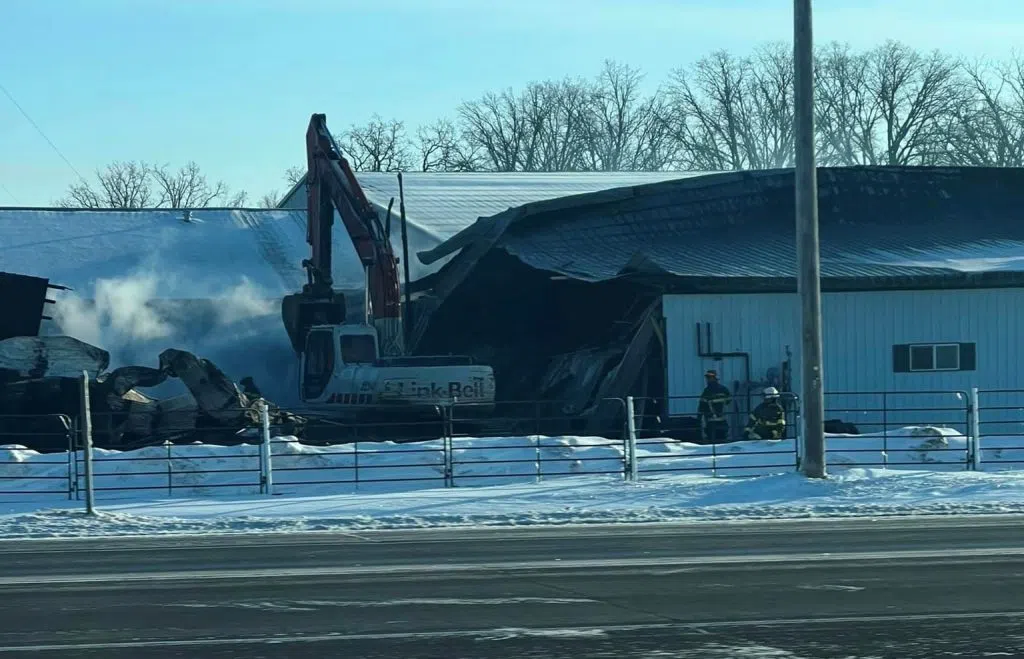 Fire Crews Respond To Early Morning Fire At RJ Horse Sales In Verndale