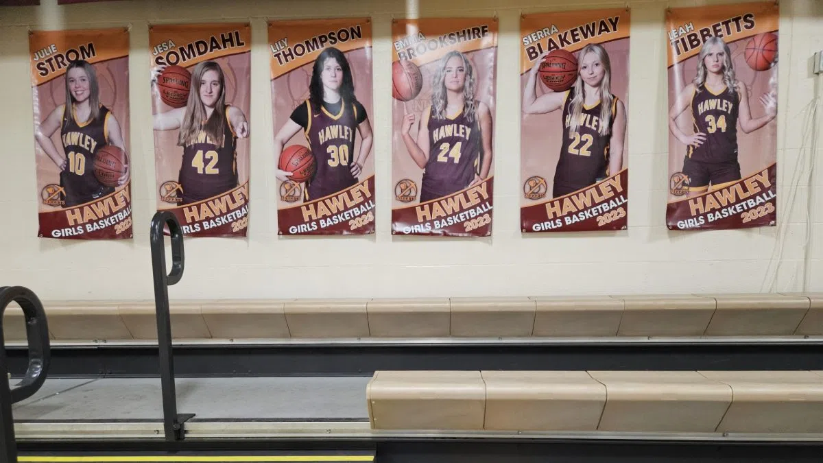 Hawley Nuggets Girls Basketball team played the Pelican Rapids Vikings