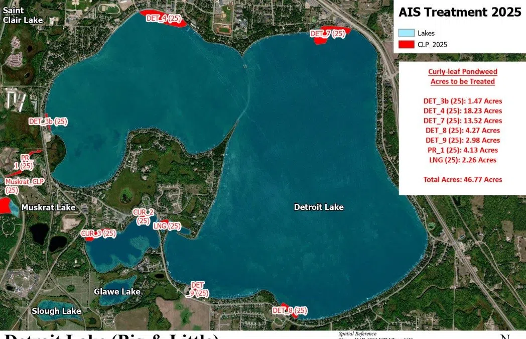 Pelican River Watershed District Will Conduct an AIS Control Project Next Week