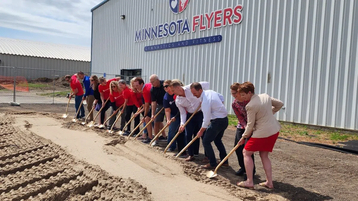 Minnesota Flyers Gymnastics Held Ground-Breaking Ceremony in Detroit Lakes