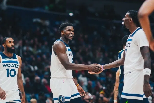 Anthony Edwards/Minnesota Timberwolves Public Relations Account X