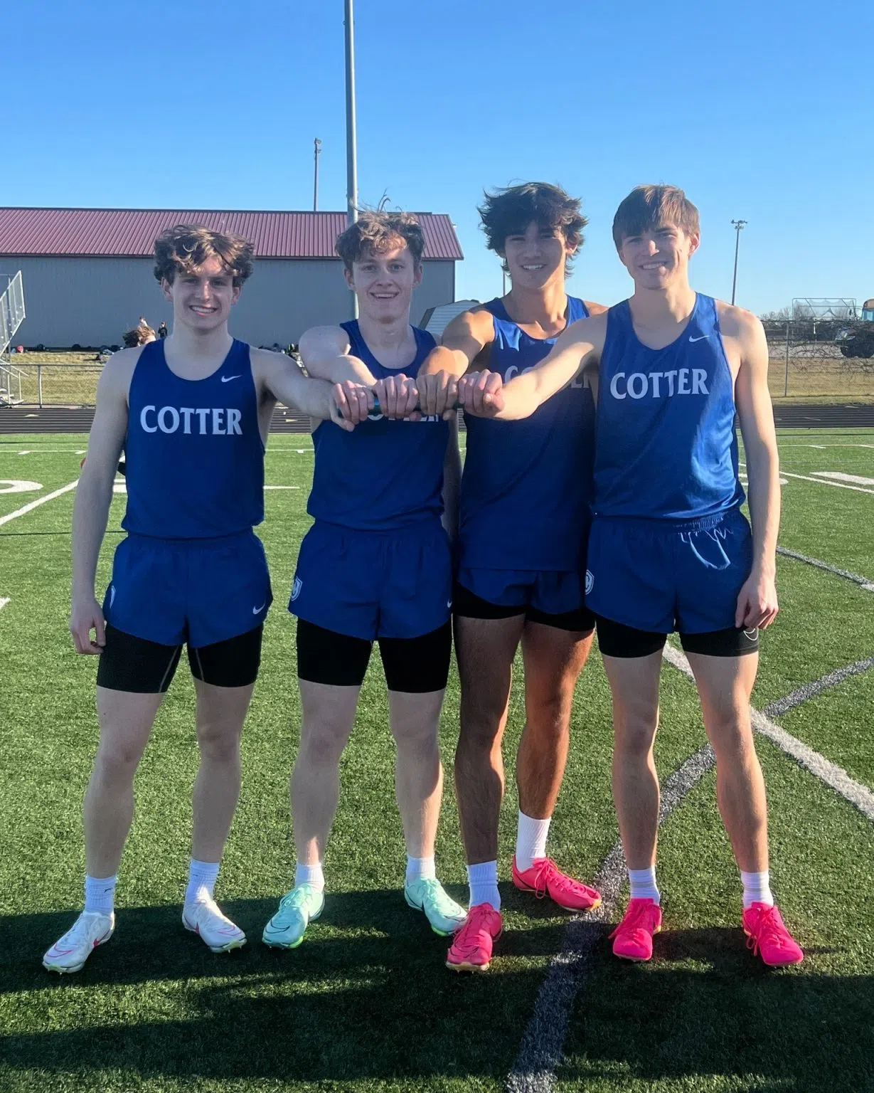 Cotter Relay Team Breaks School Record Winona Radio