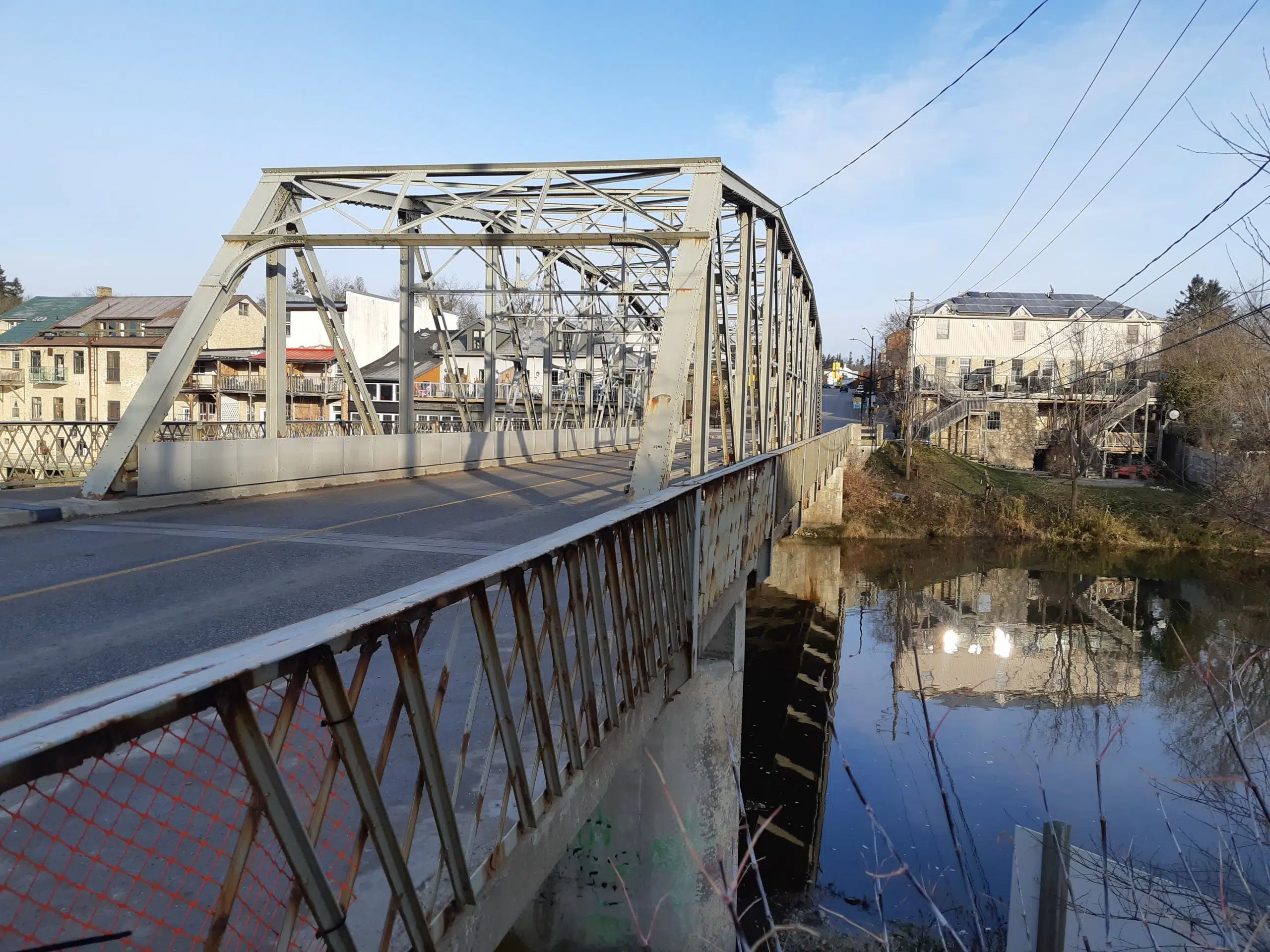 BADLEY BRIDGE IN ELORA CLOSED FOR REPLACEMENT