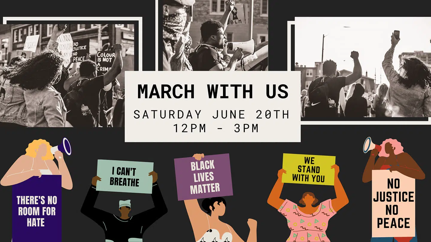 SOLIDARITY MARCH FOR #BLACKLIVESMATTER PLANNED FOR CW JUNE 20th
