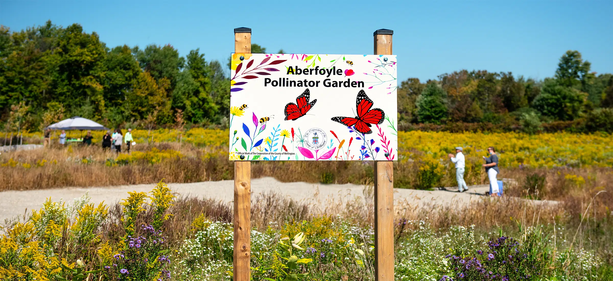 WELLINGTON COUNTY OPENS POLLINATOR GARDEN IN ABERFOYLE