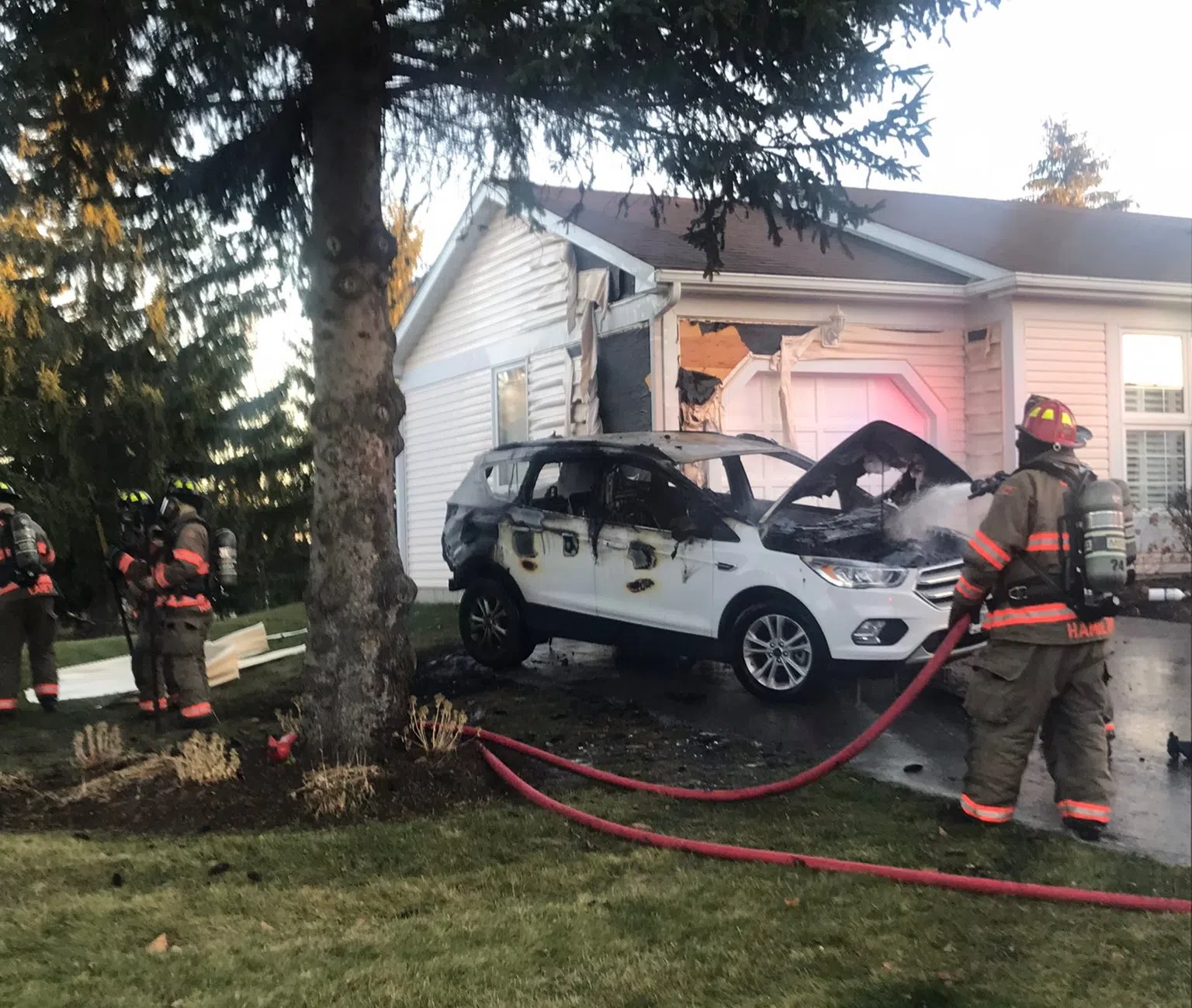 CW FIRE RESCUE RESPONDS TO TWO SEPARATE VEHICLE FIRES MONDAY AFTERNOON