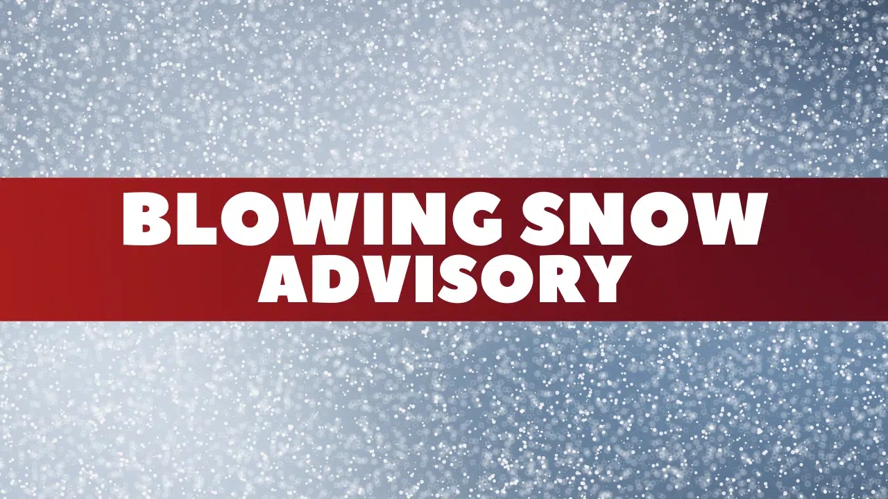 Blowing Snow Advisory in Effect for Southern Wellington County