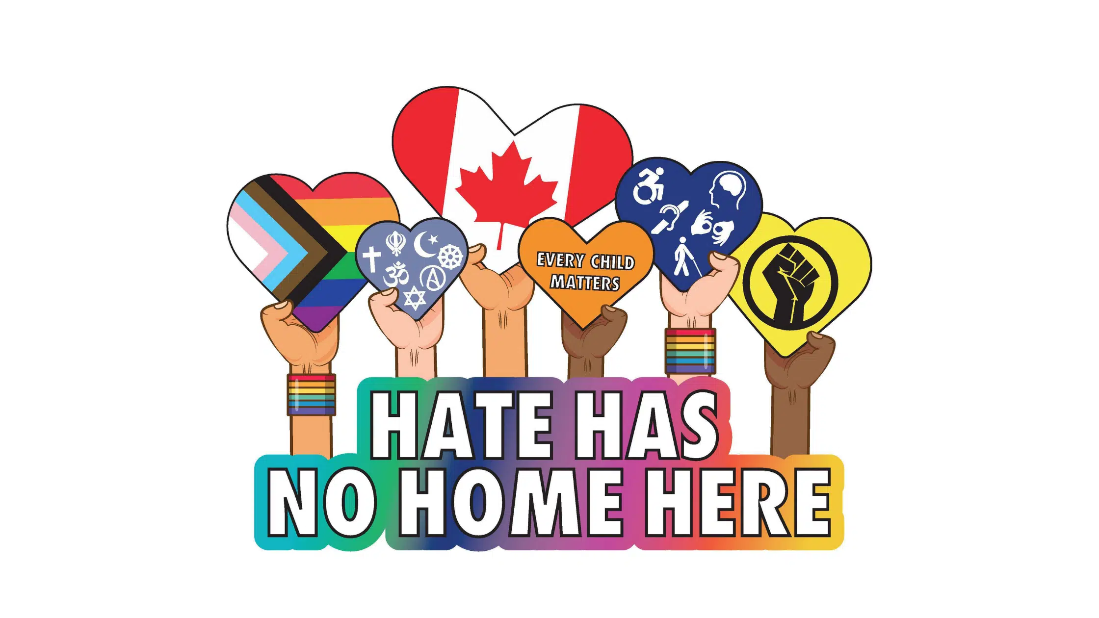 Community Standing Up To Hate With New Sign Campaign