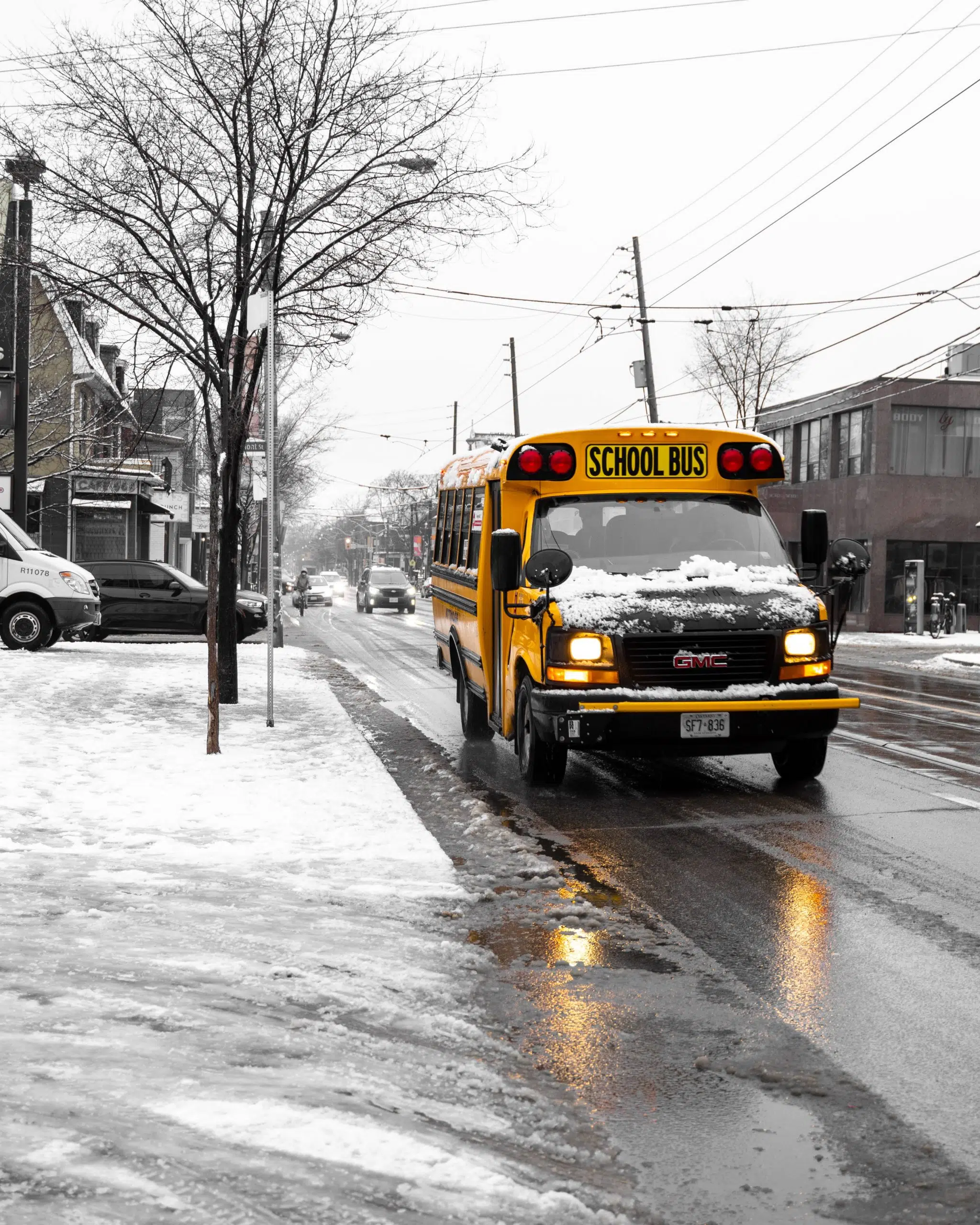 Icy Conditions Lead to School Closures and Bus Cancellations