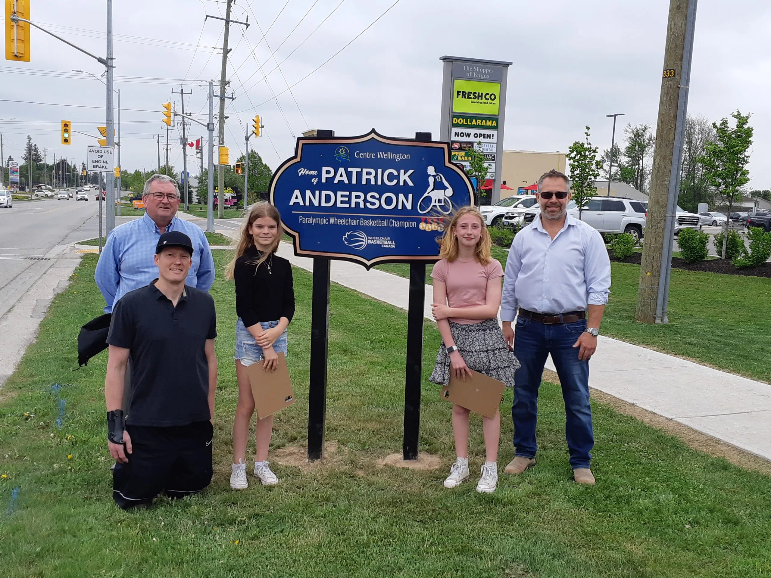 Home of Patrick Anderson sign unveiled