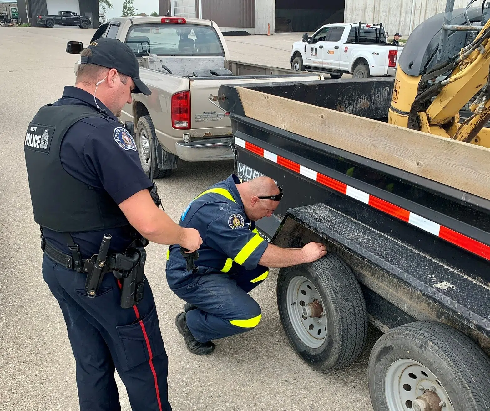 Wellington County OPP Participate in Commercial Vehicle Safety Blitz in Guelph