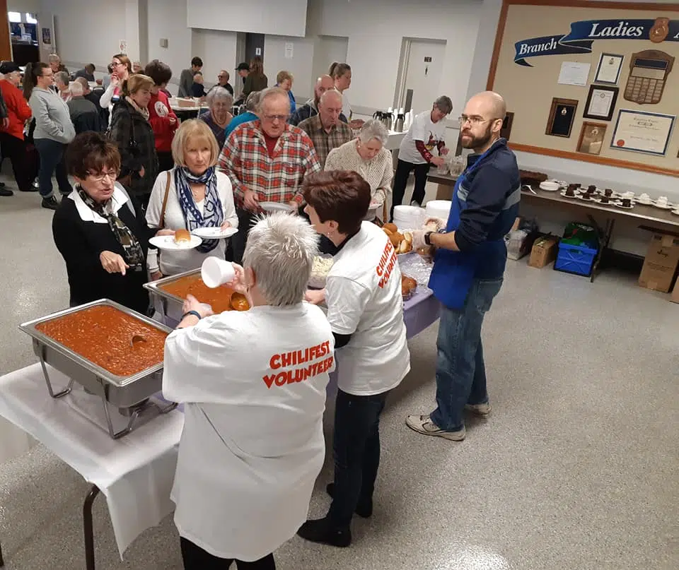 Community Resource Centre to Hold 25th Annual Chilifest at Fergus Legion