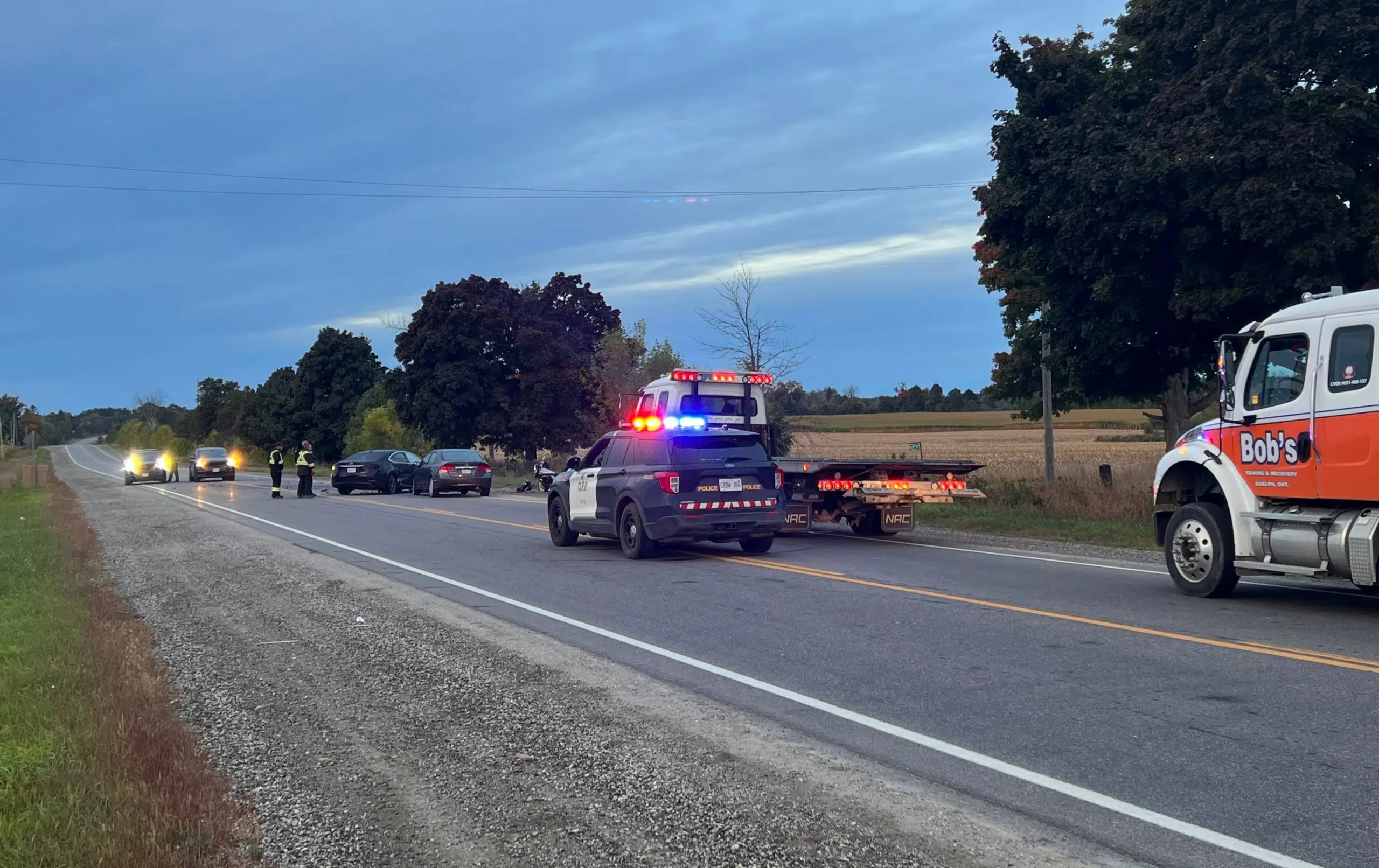 Motorcyclist Dies in Hwy 7 Crash West of Guelph