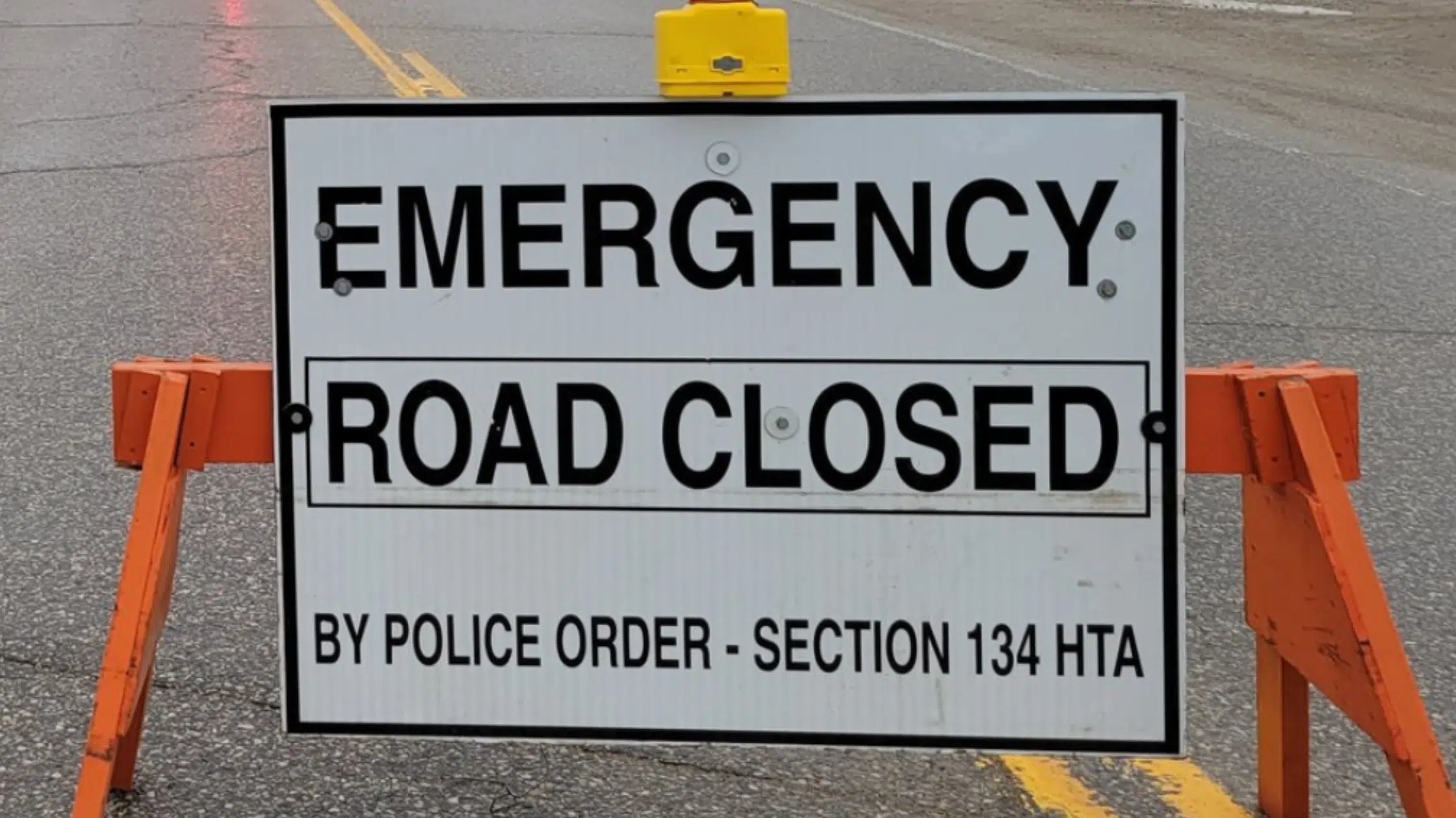 Wellington County OPP Close Portion of Wellington Road 124 in