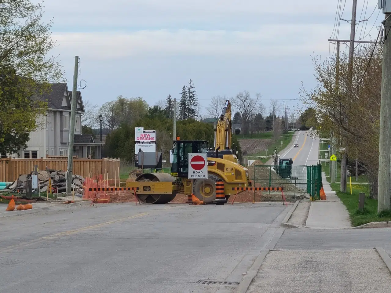 Garafraxa Street East in Fergus Now Closed for Construction