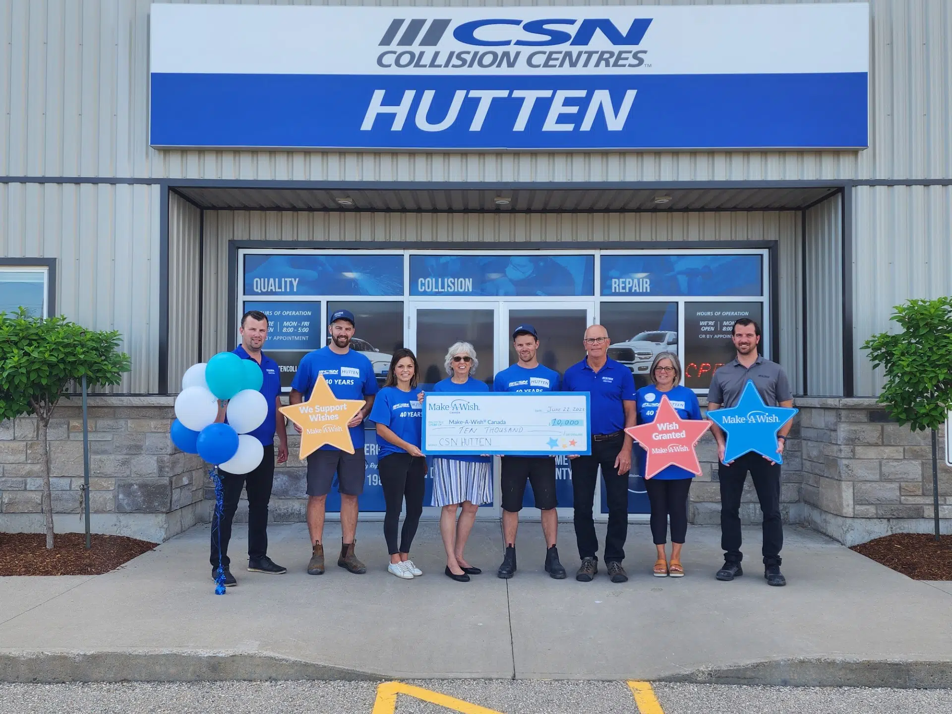 CSN Hutten's 40th Anniversary Open House Raises $10,000 for Make-A-Wish