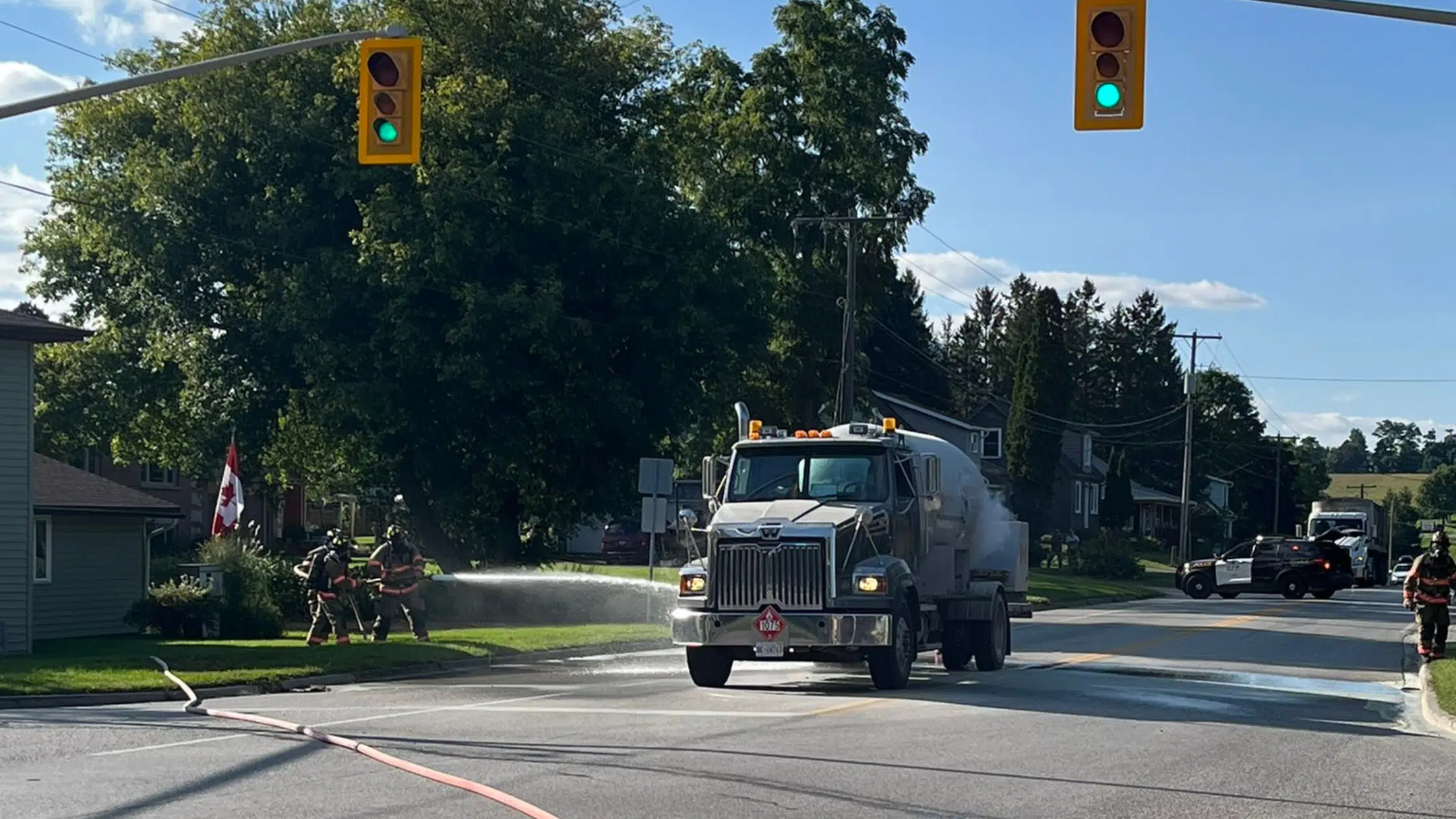 UPDATE: Centre Wellington Fire Rescue Responds to Propane Truck Fire in Salem Thursday