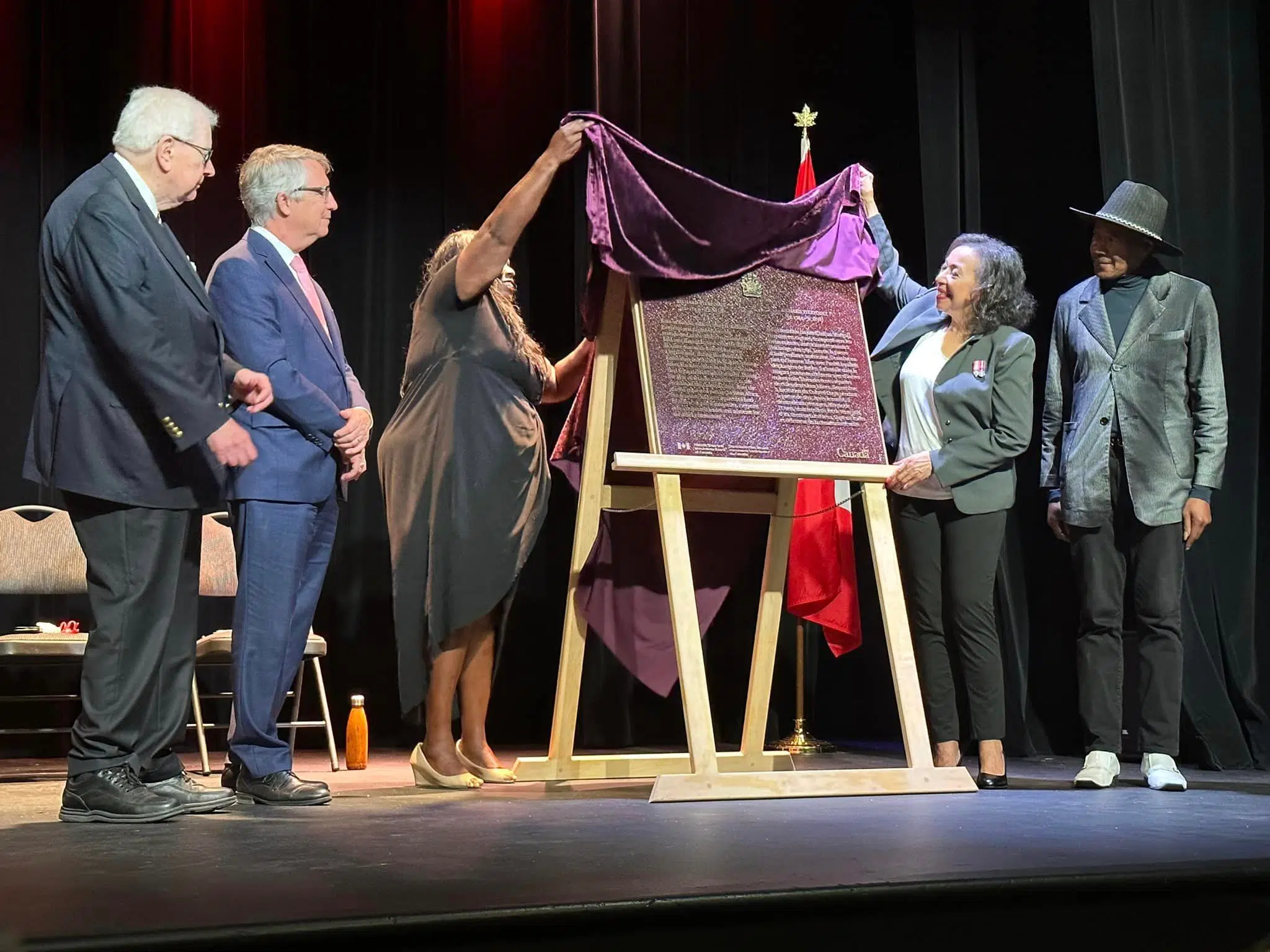 Parks Canada Unveils Richard Pierpoint Commemorative Plaque in Fergus