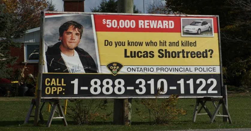 OPP Pays $50,000 Reward for Tip That Helped Solve Fatal Lucas Shortreed Hit and Run Case