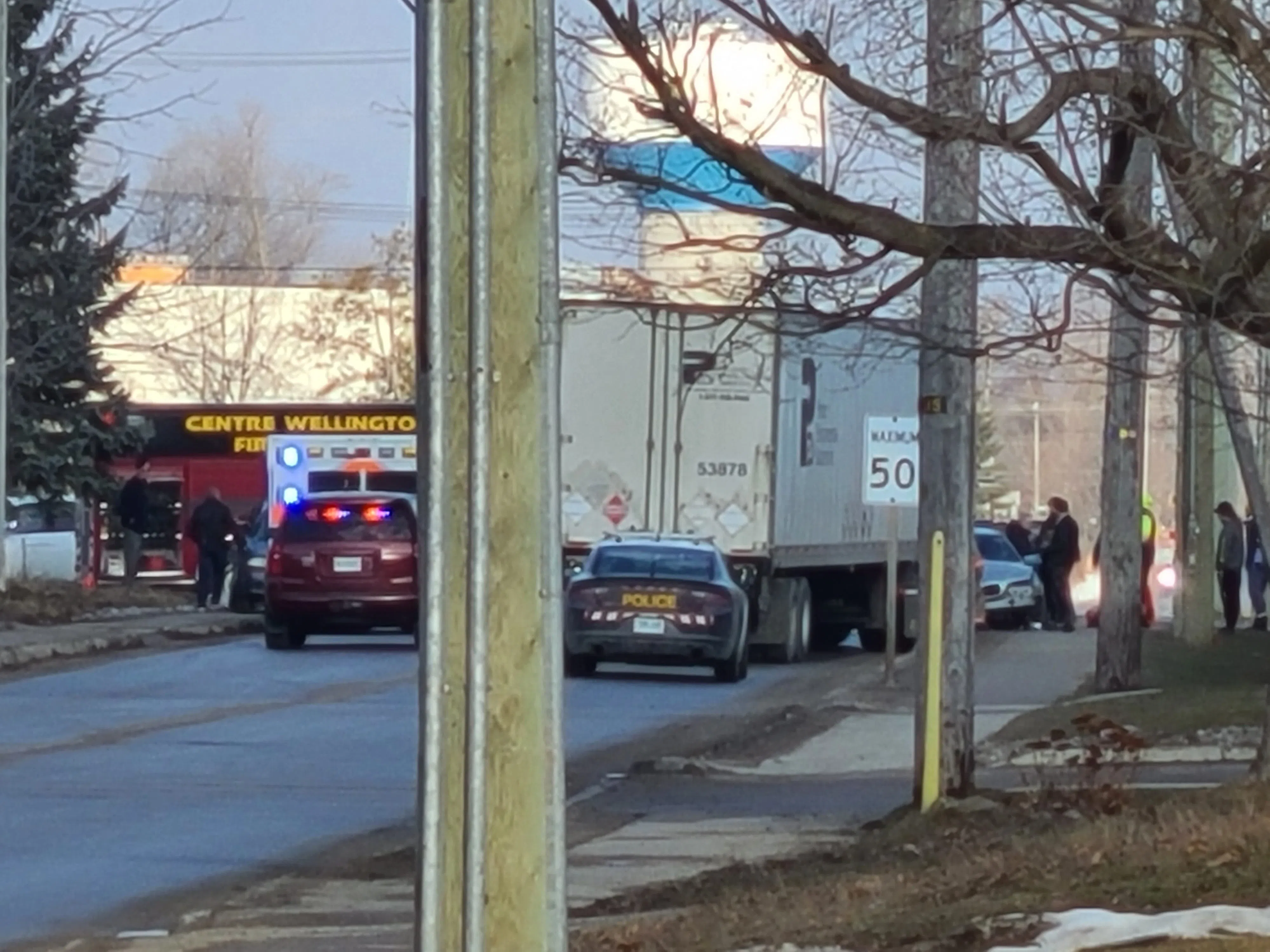 Minor Injuries Reported Following Three-Vehicle Collision in Fergus Friday
