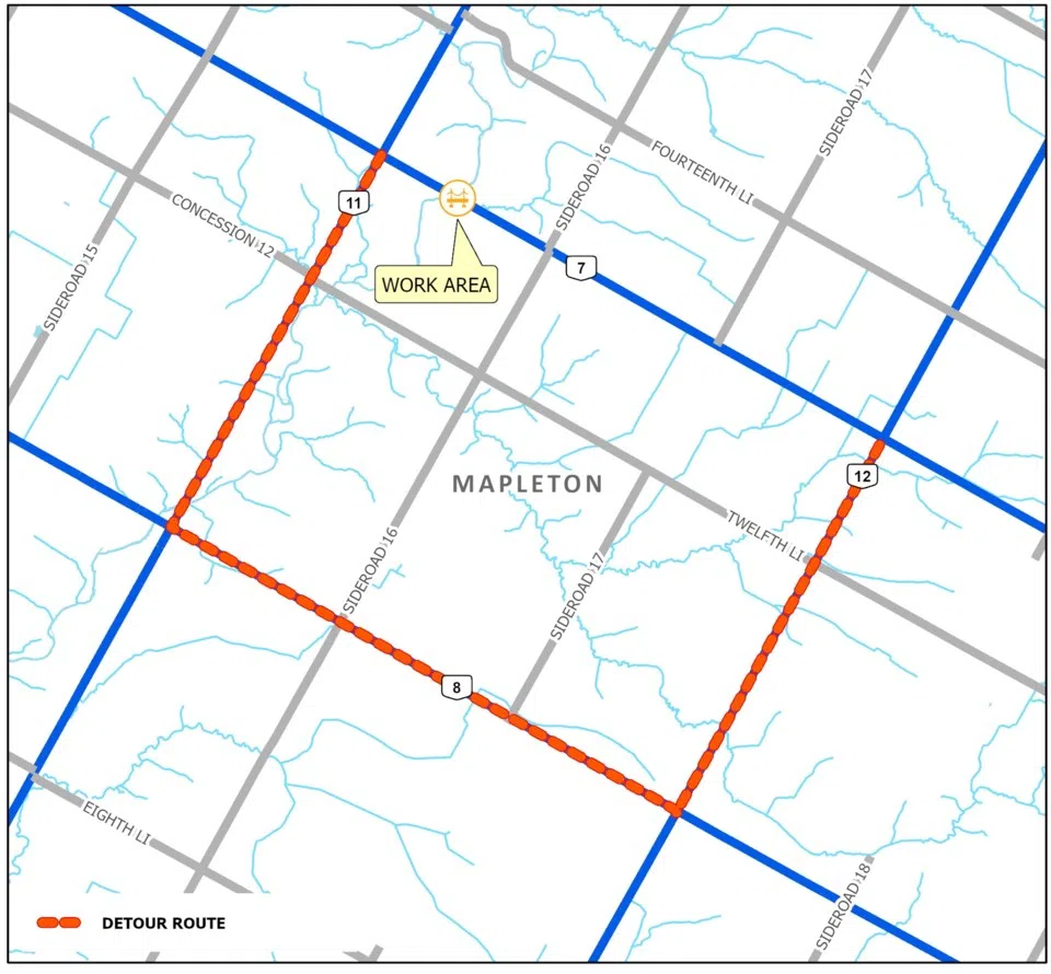 Replacement of Bosworth Bridge on Wellington Road 7 Starts Today