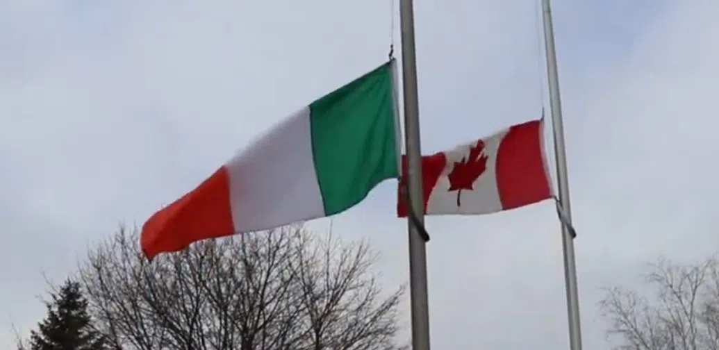 Erin Raises Irish Flag in Honour of Irish Heritage Month