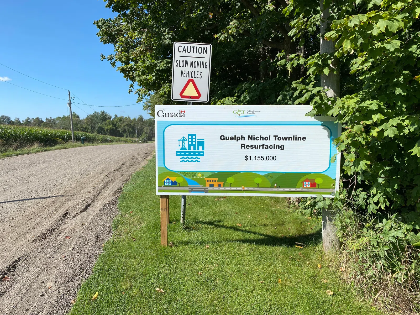 Guelph/Eramosa Township Resurfaces 3.8km Section of Guelph Nichol Townline