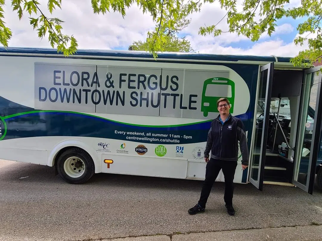 Elora & Fergus Downtown Shuttle Bus Now in Service for the Summer