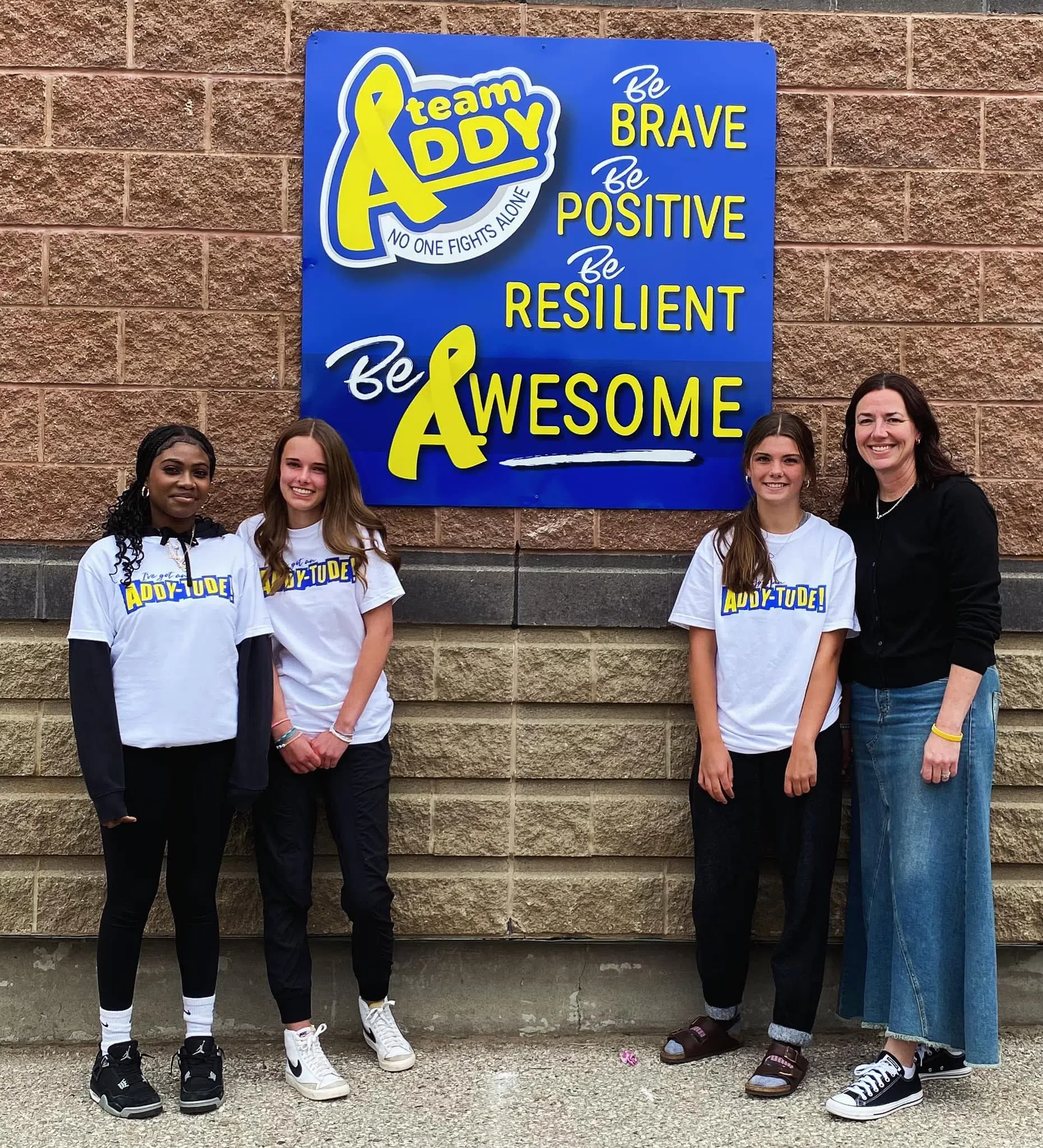 Elora Public School Honors Addy's Legacy with Inspirational Sign