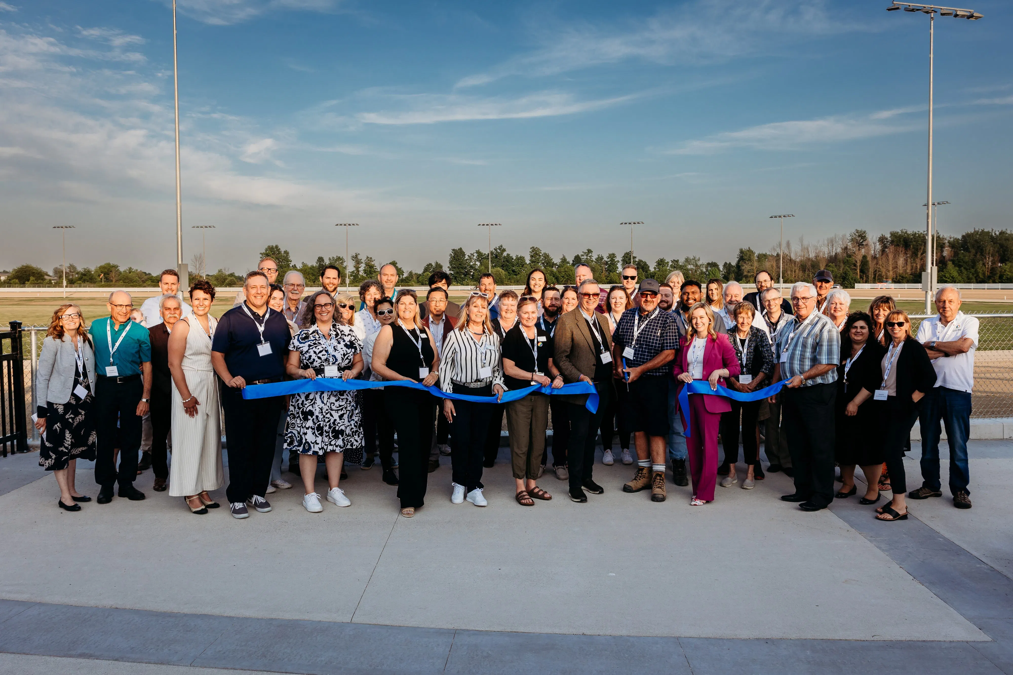 Grand River Raceway Celebrates Opening of New 5/8 Mile Racetrack with Ribbon Cutting