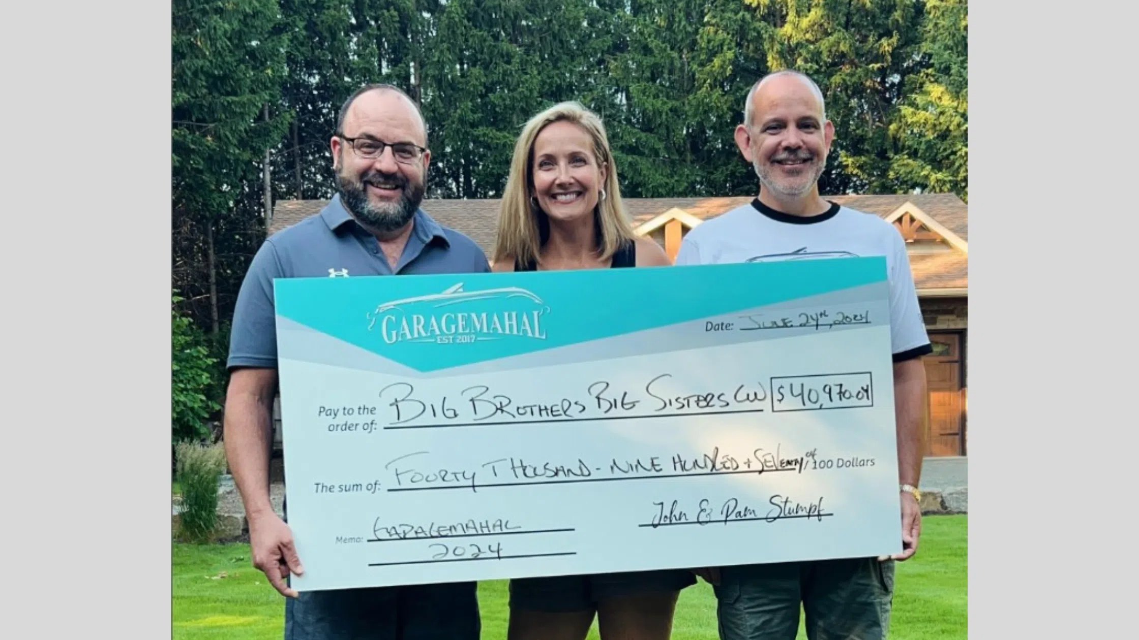 Garagemahal Raises Over $40,000 for Big Brothers Big Sisters of Centre Wellington