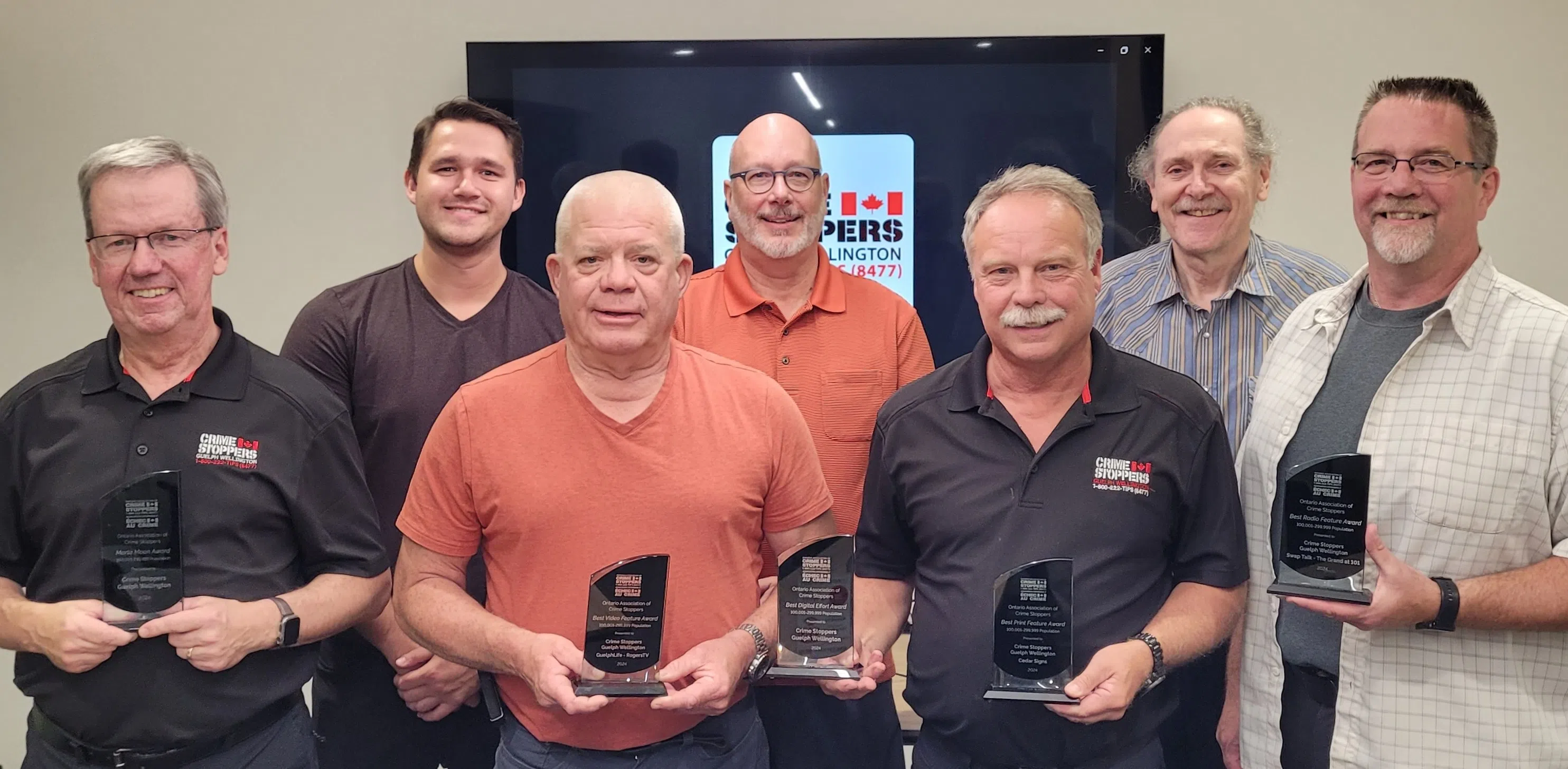 Crime Stoppers Guelph Wellington and The Grand at 101 Win Provincial Award