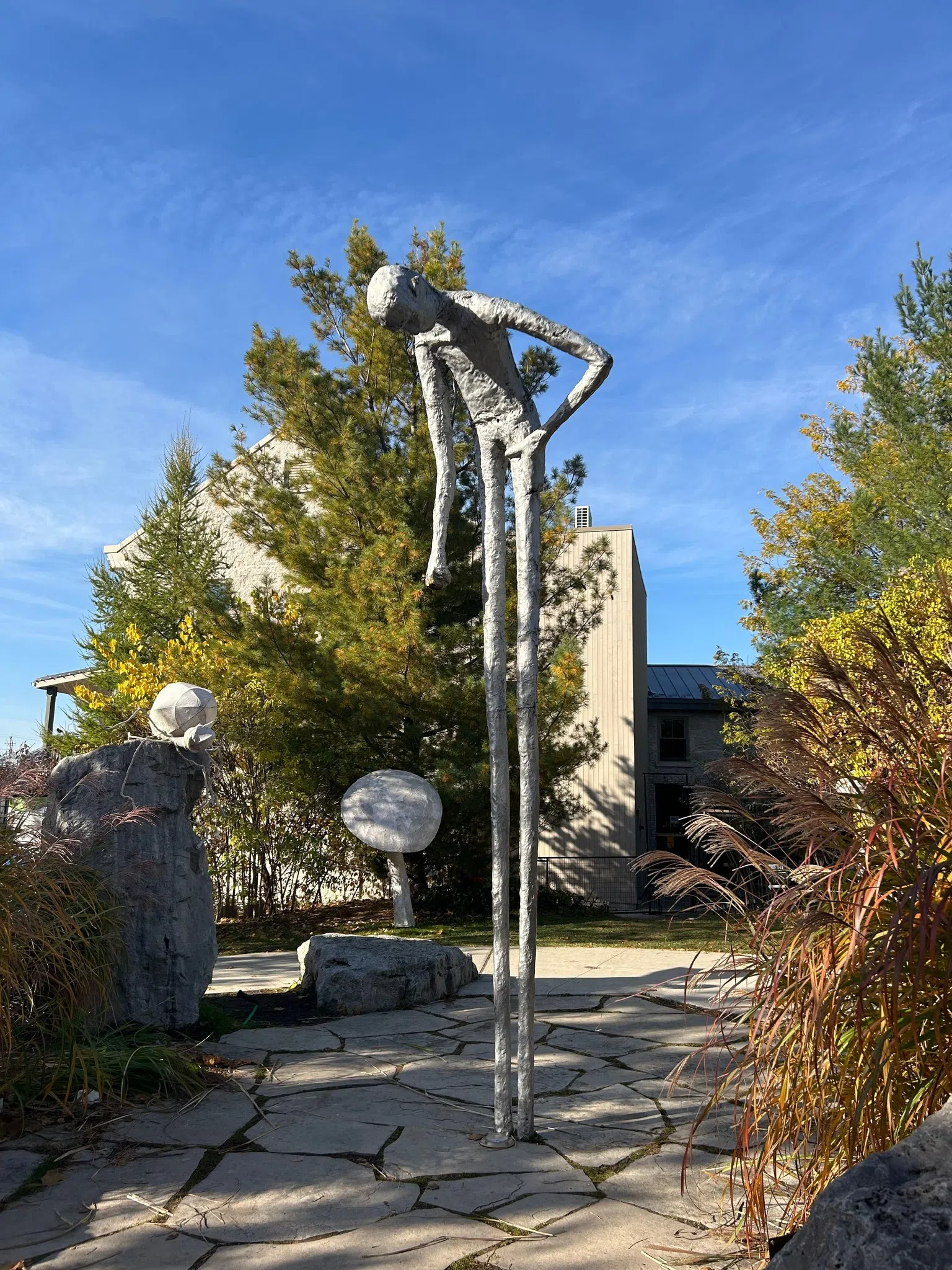 Tall Man Statue at Elora Greenspace Going in for Repairs Starting Monday