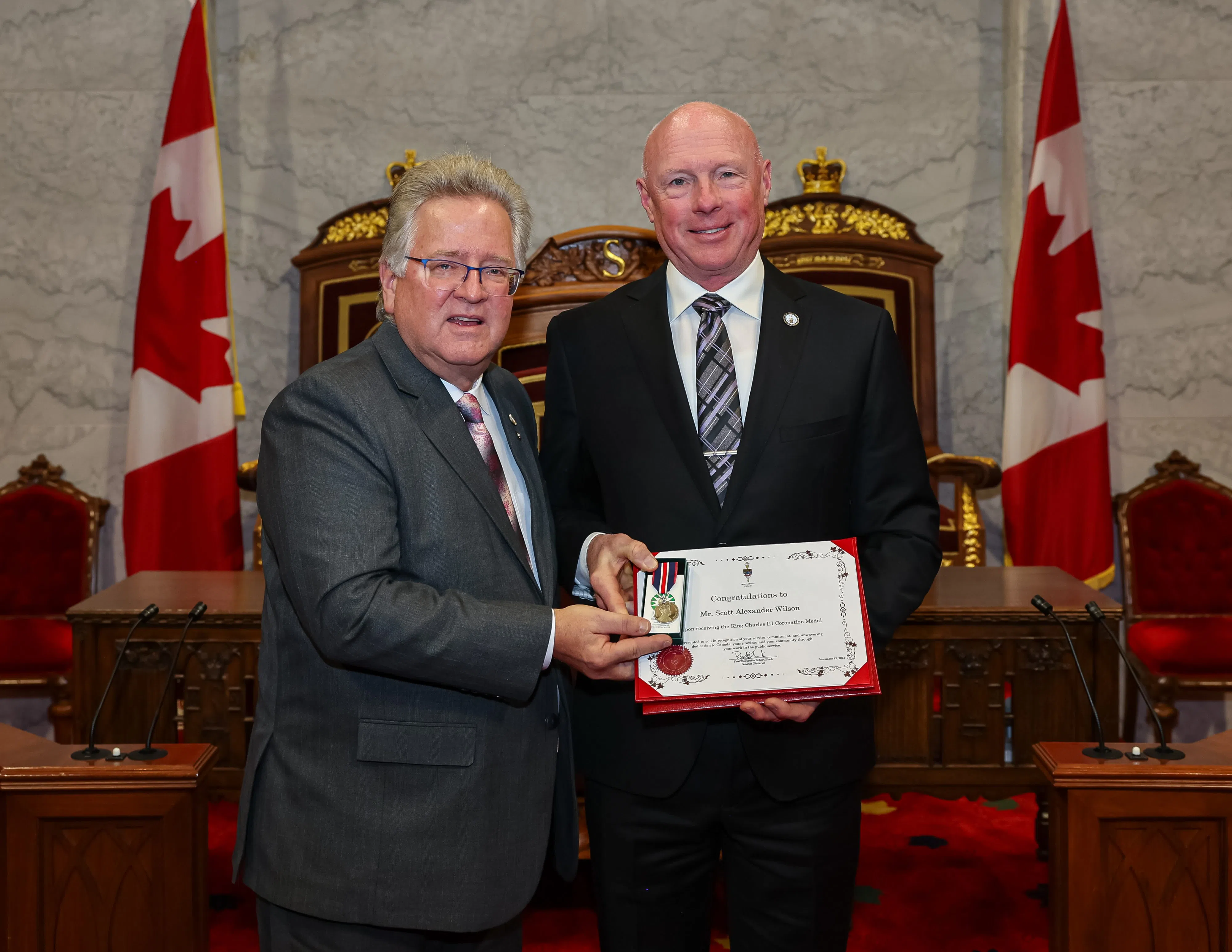 Wellington County CAO Receives King Charles III Coronation Medal