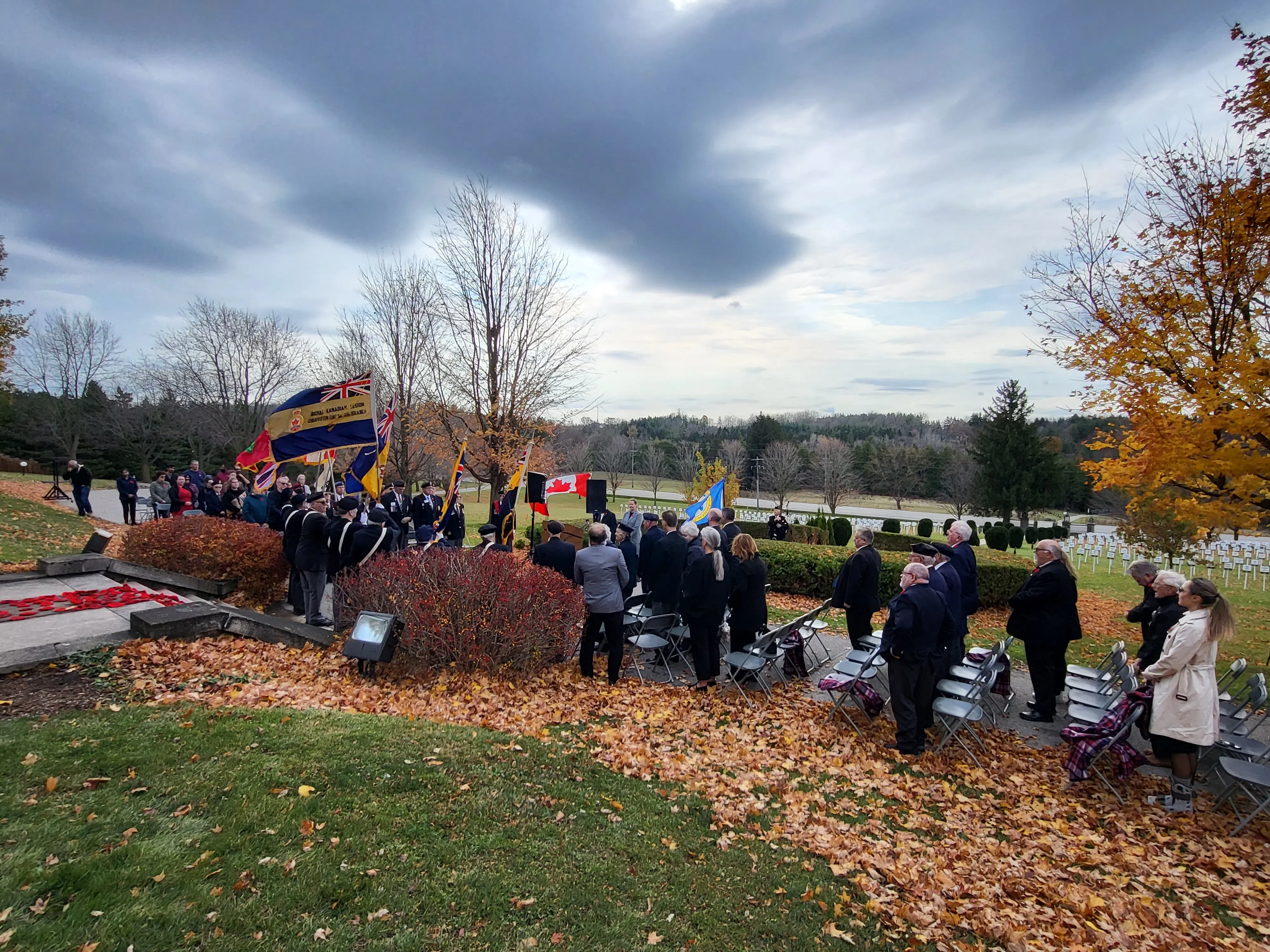 Local Legions Honour Wellington County's Fallen at Remembrance Ceremony Tuesday