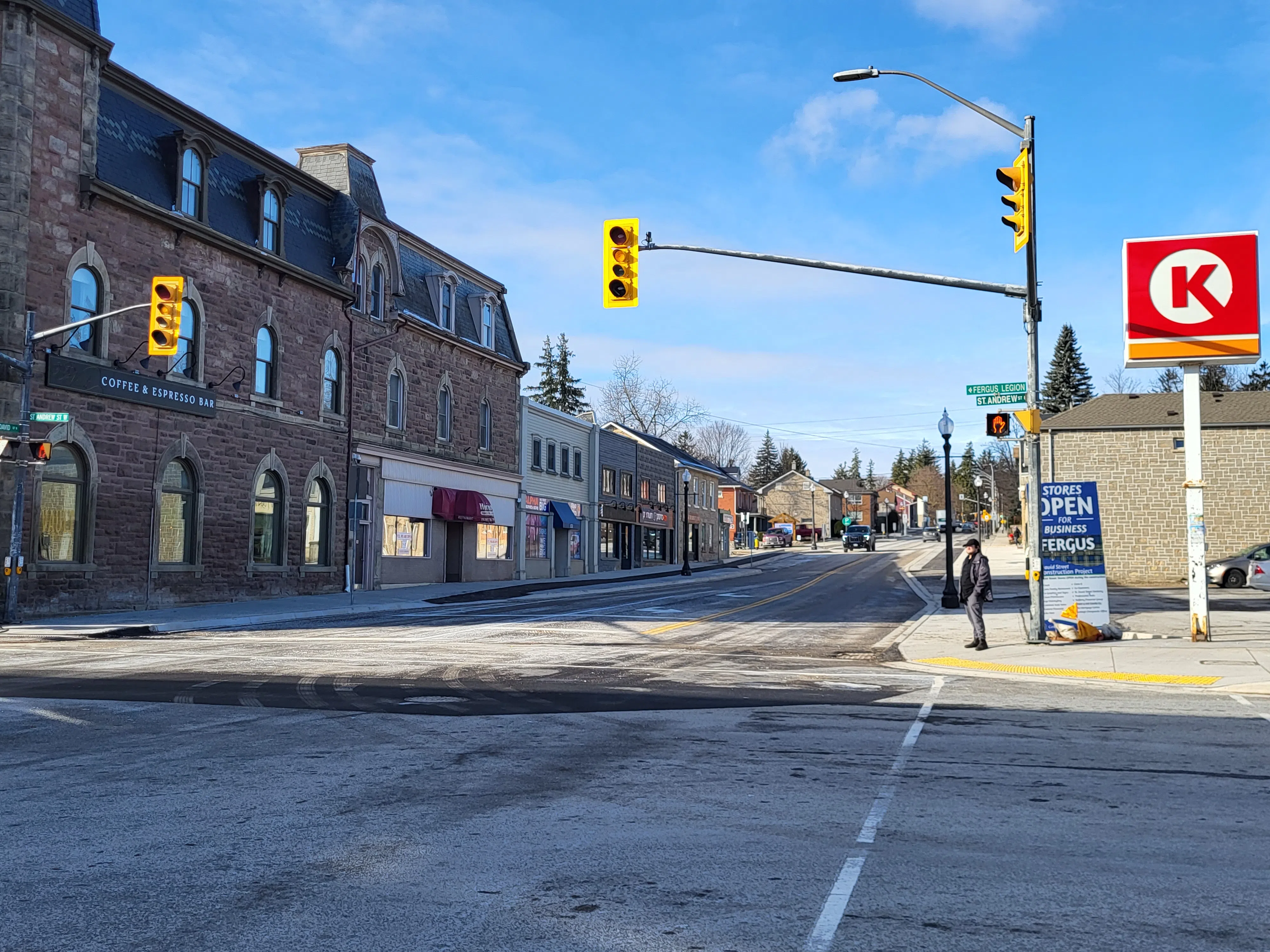 St. David Street North in Fergus Now Open