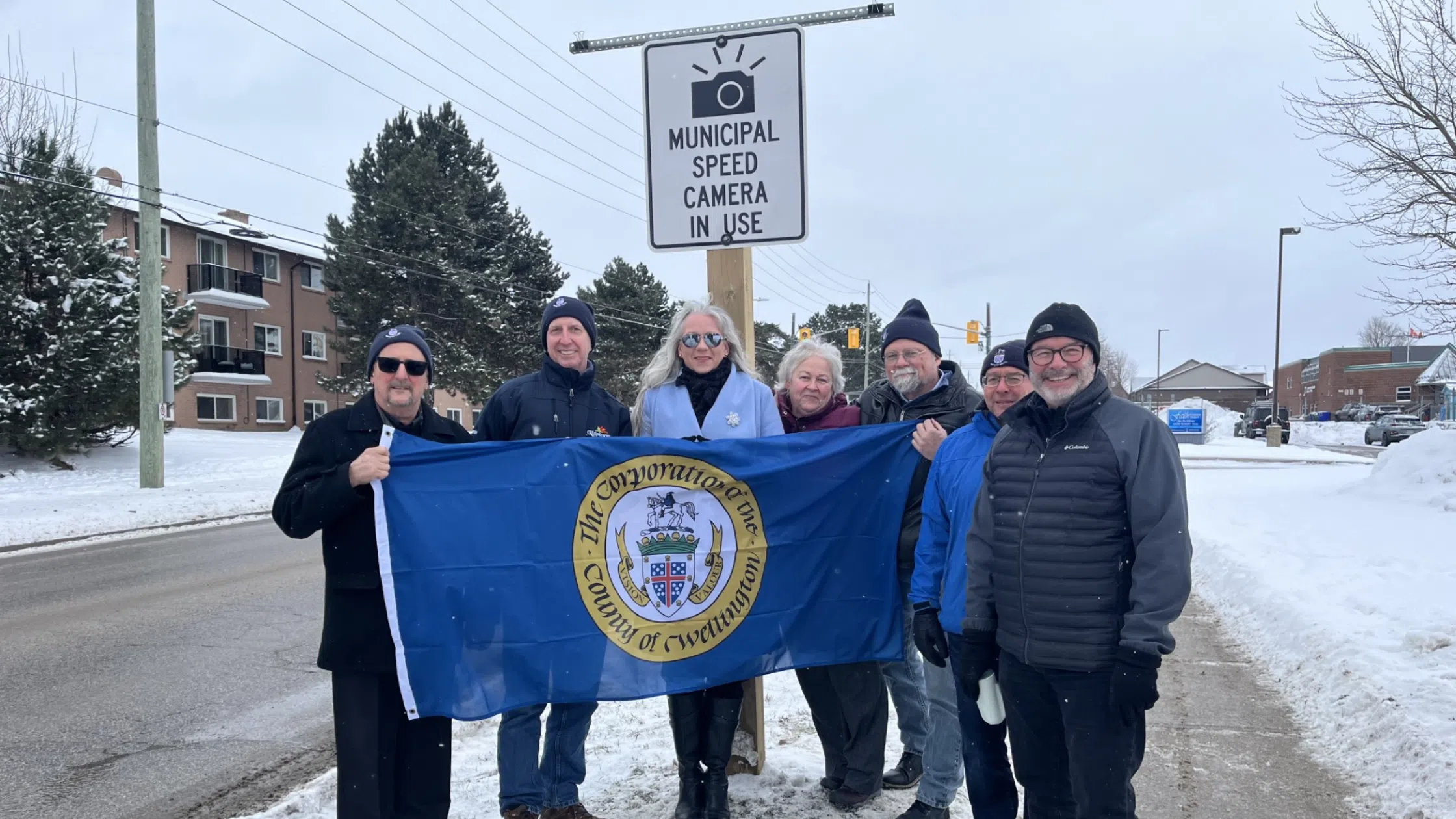Wellington County Unveils First Automated Speed Enforcement Camera in Fergus