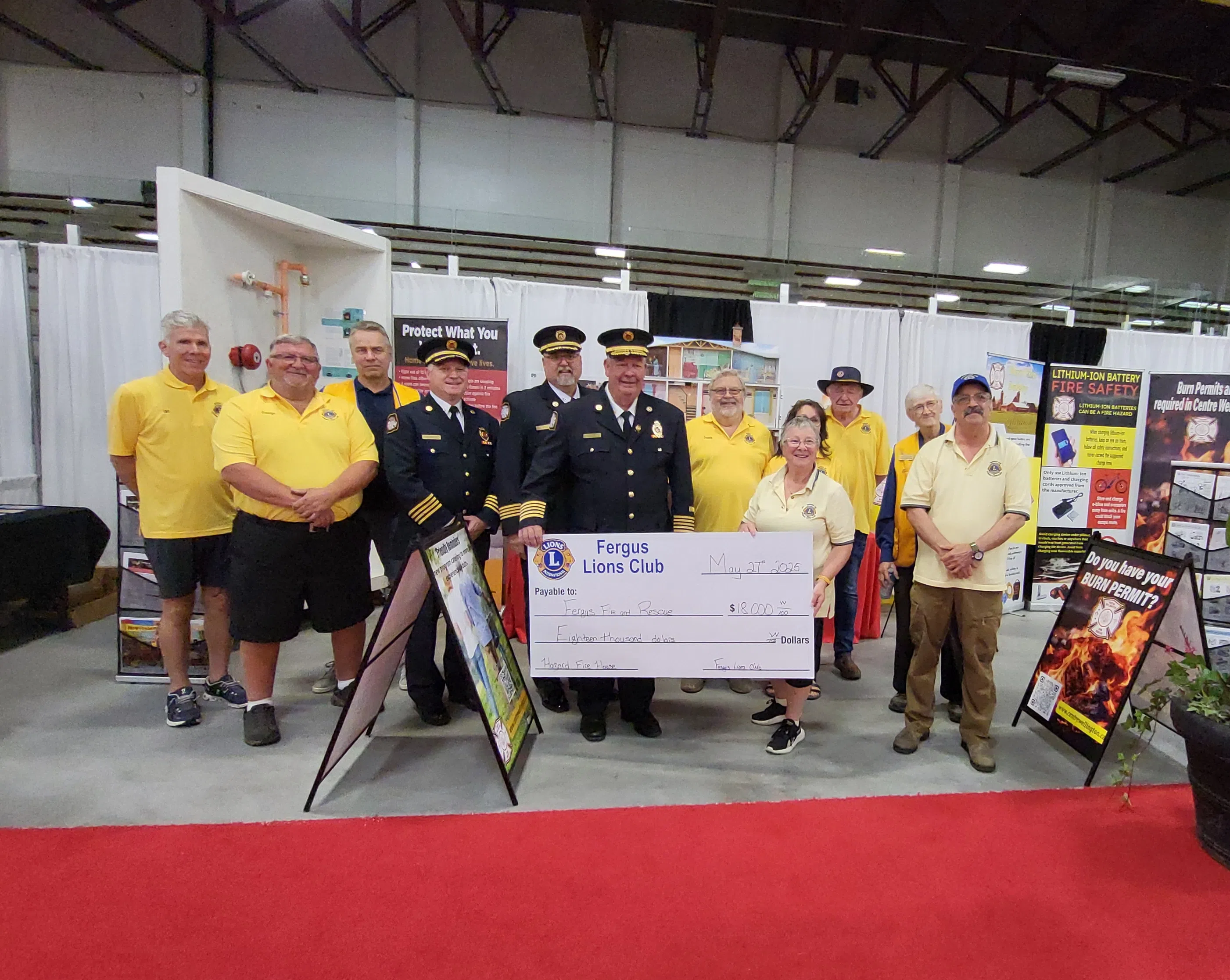 Centre Wellington Fire Rescue's New Hazard House Made Possible by Fergus Lions Club