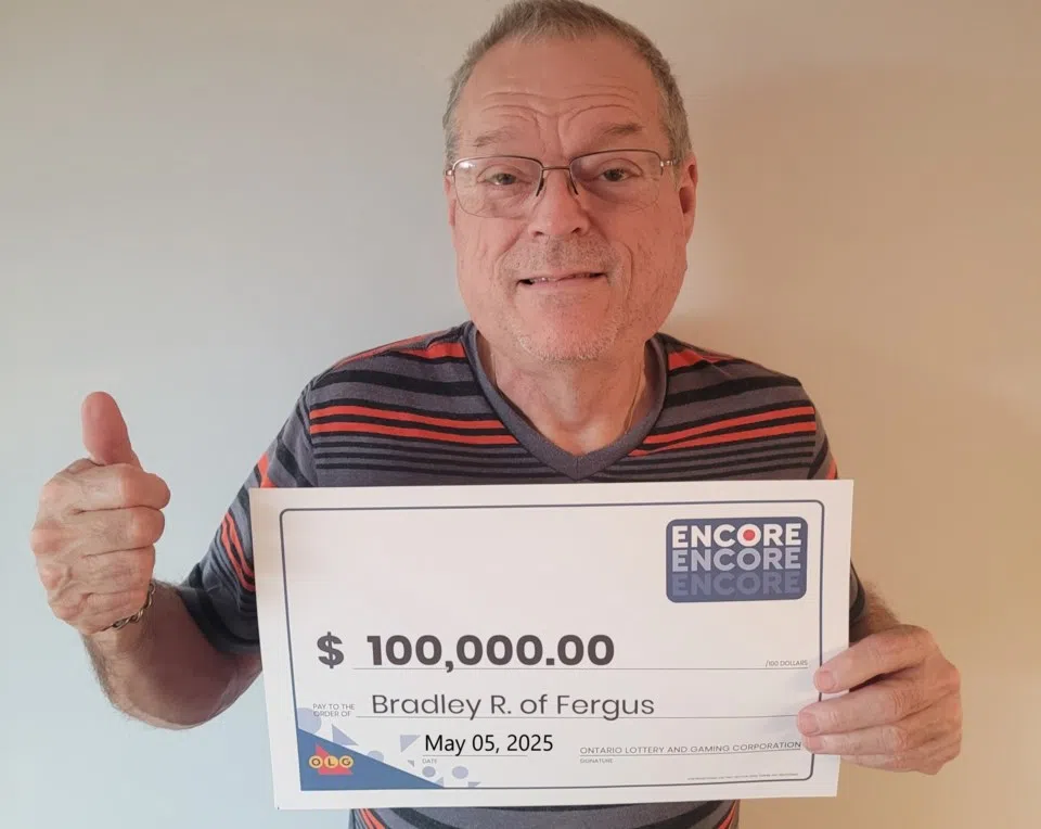 Fergus Man $100,000 Richer After Lottery Win