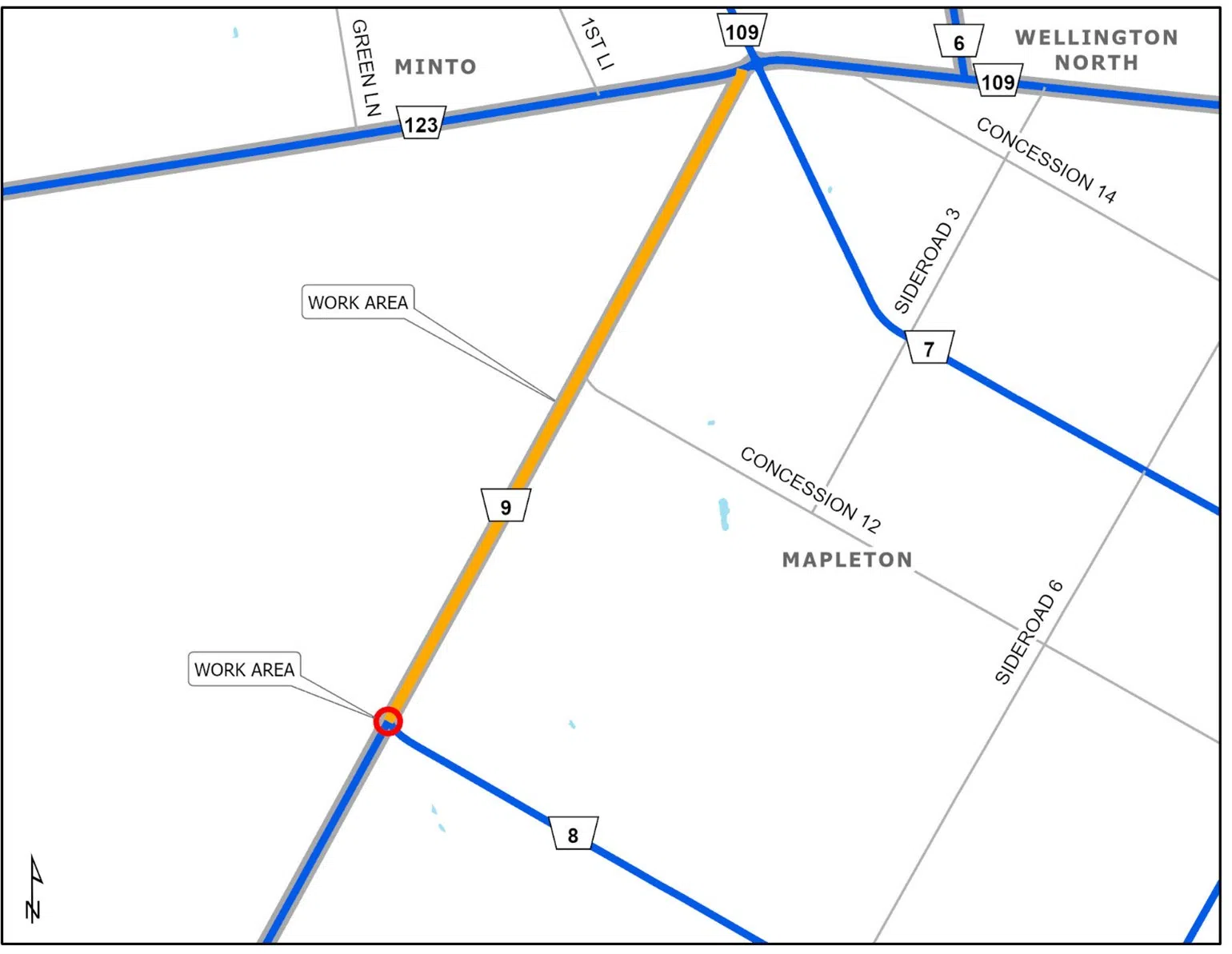Roundabout Construction Set to Begin May 20th on Wellington Road 8 in Mapleton