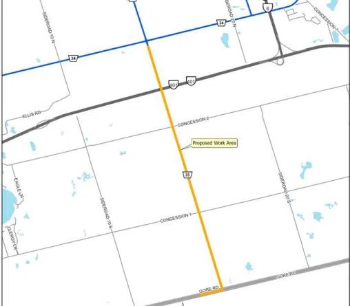 Construction Set for this Summer on Wellington Road 35 in Puslinch
